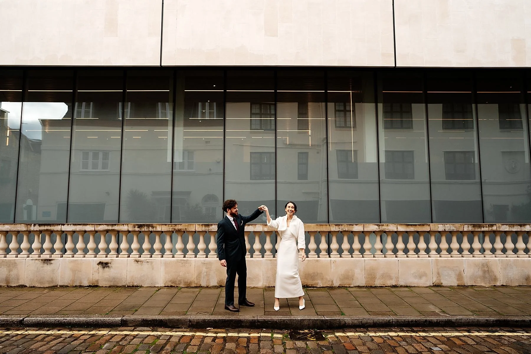 Winter wedding at Marylebone Town Hall