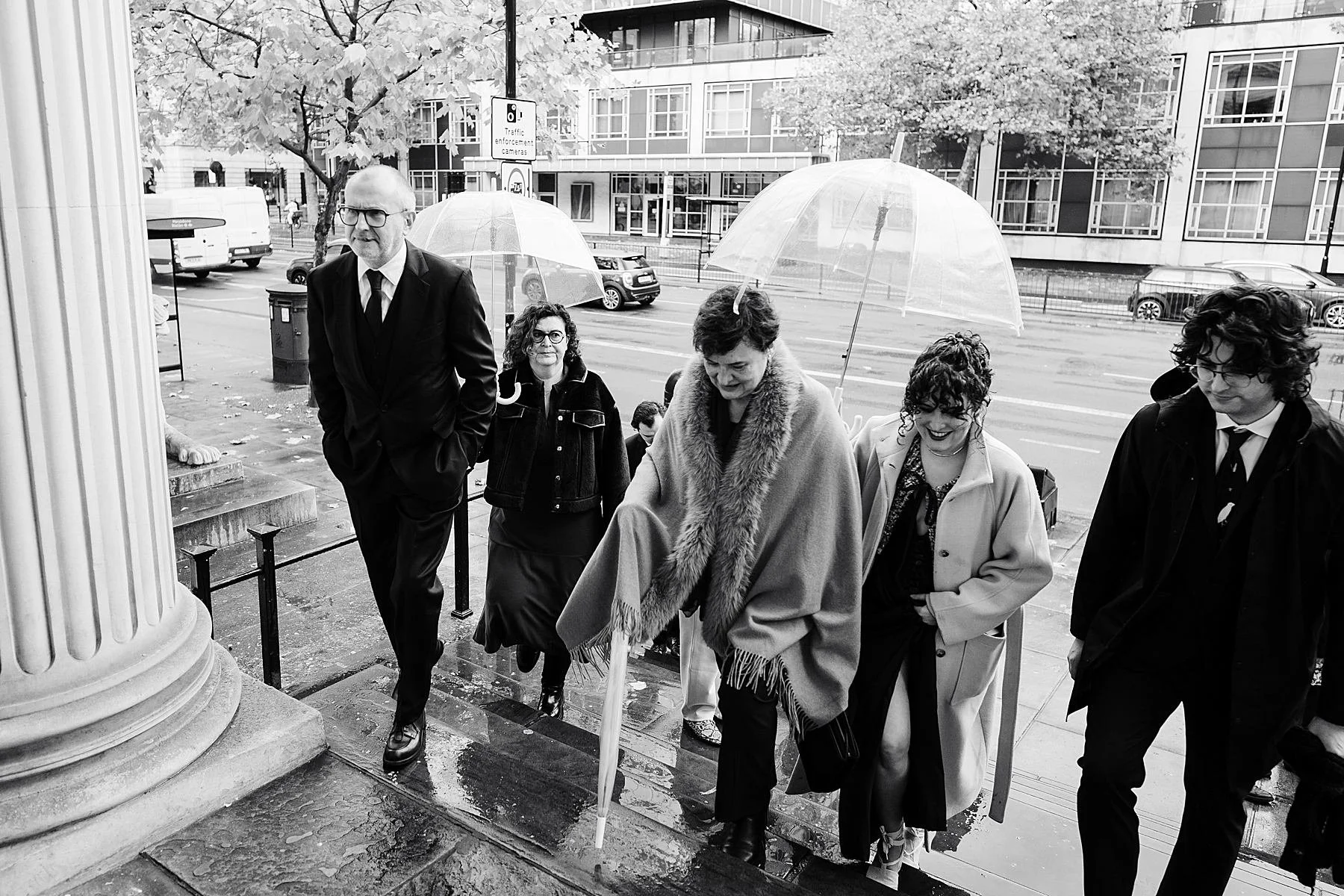 Winter wedding at Marylebone Town Hall