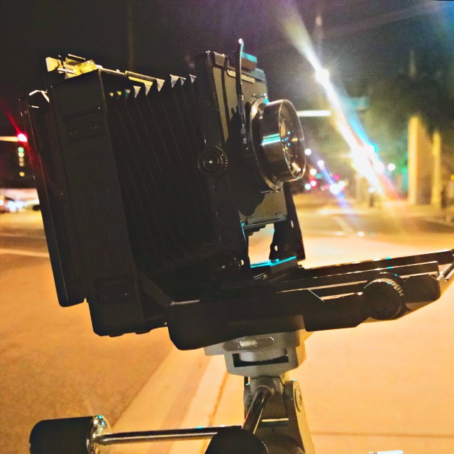 The Toyo 45CF carbon fiber field camera.