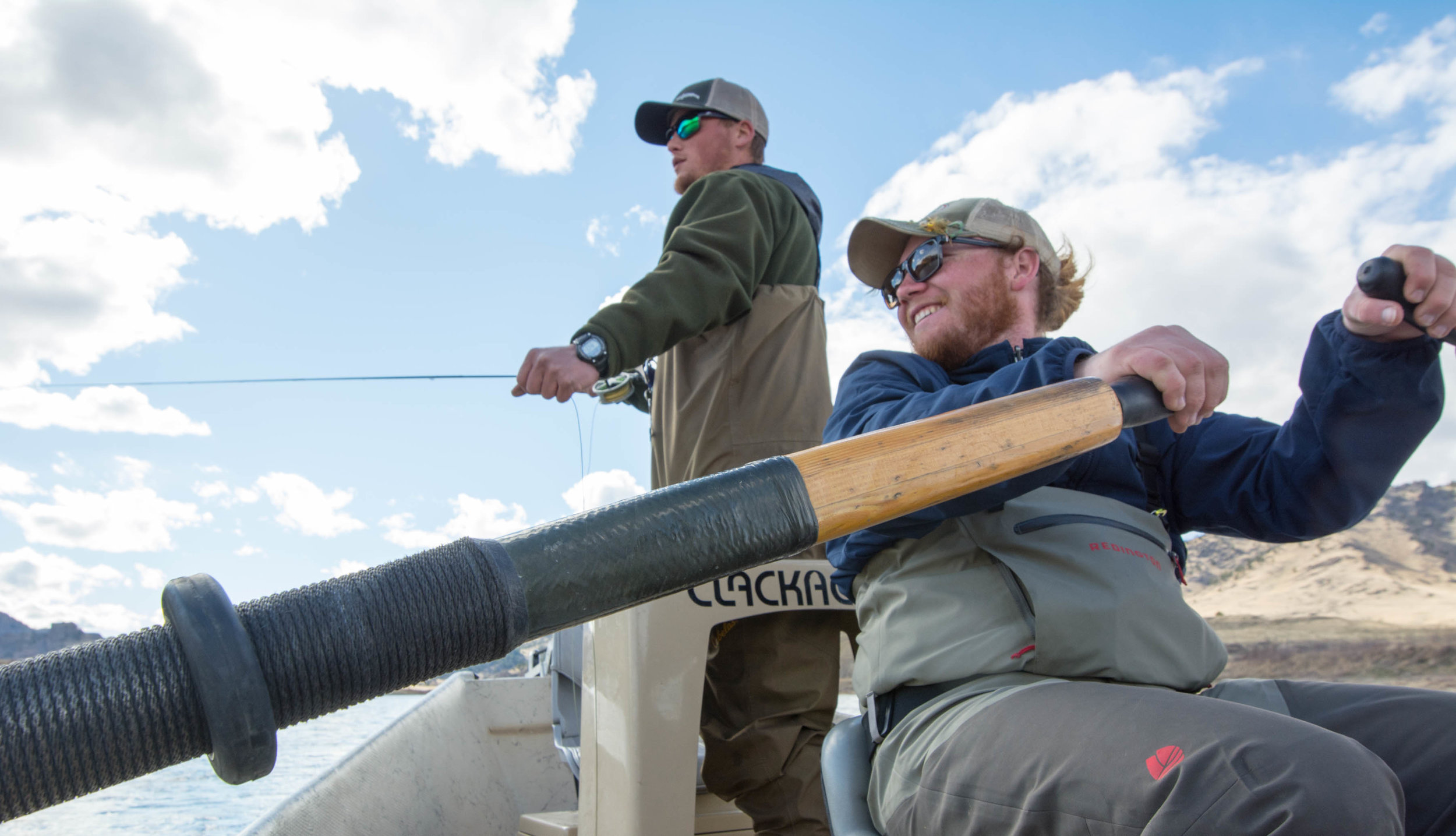Rowing a Drift Boat