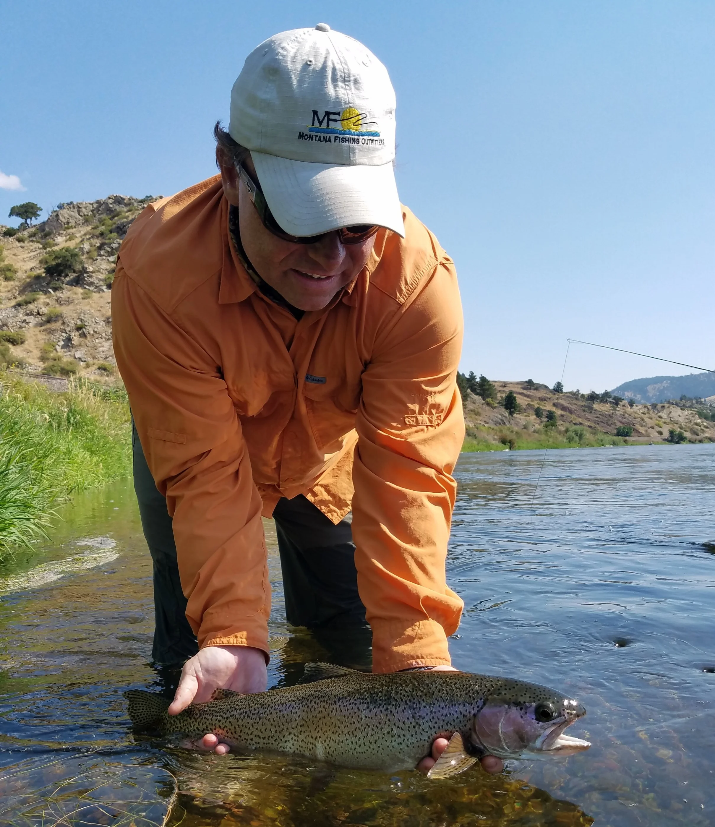 Like a challenge? Try 22 inches of Missouri River rainbow trout on a size 20 trico dryfly.