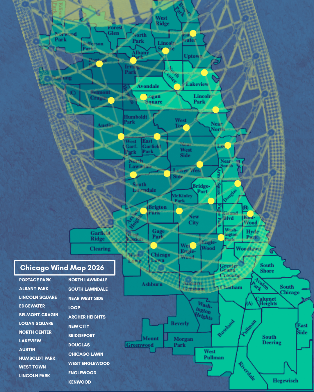 Chicago Wind Map (day 1)