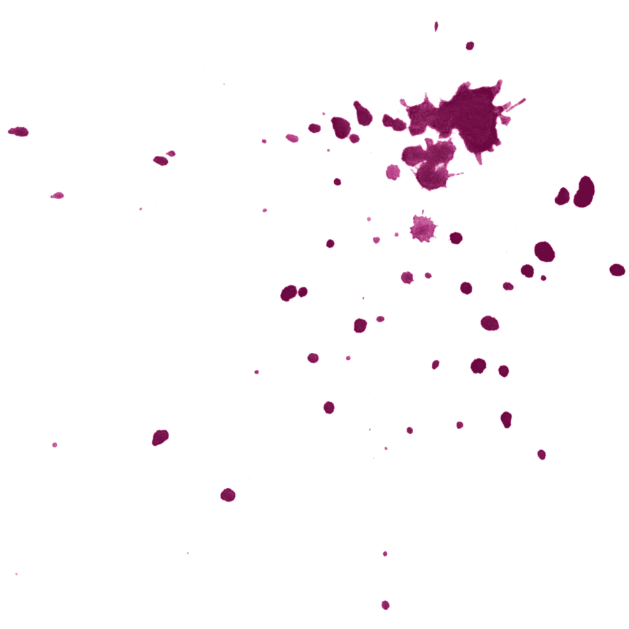 magenta paint splatter