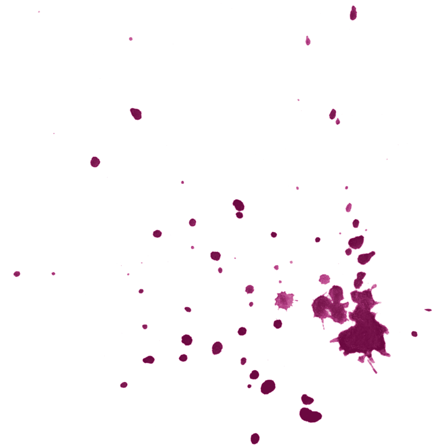 magenta paint splatter