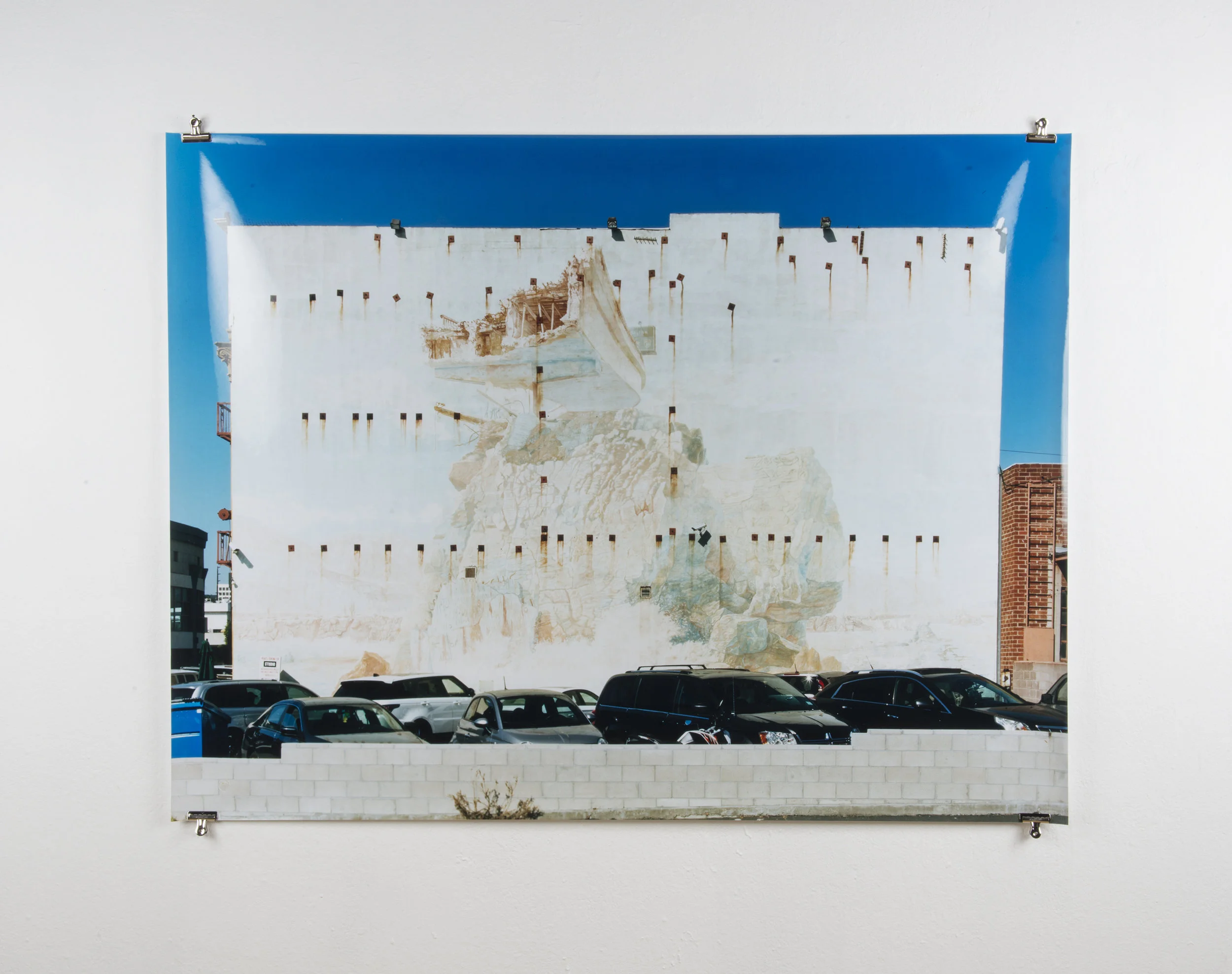 Parking Lot Prophecy , 65in x 50in, Chromogenic Print. 