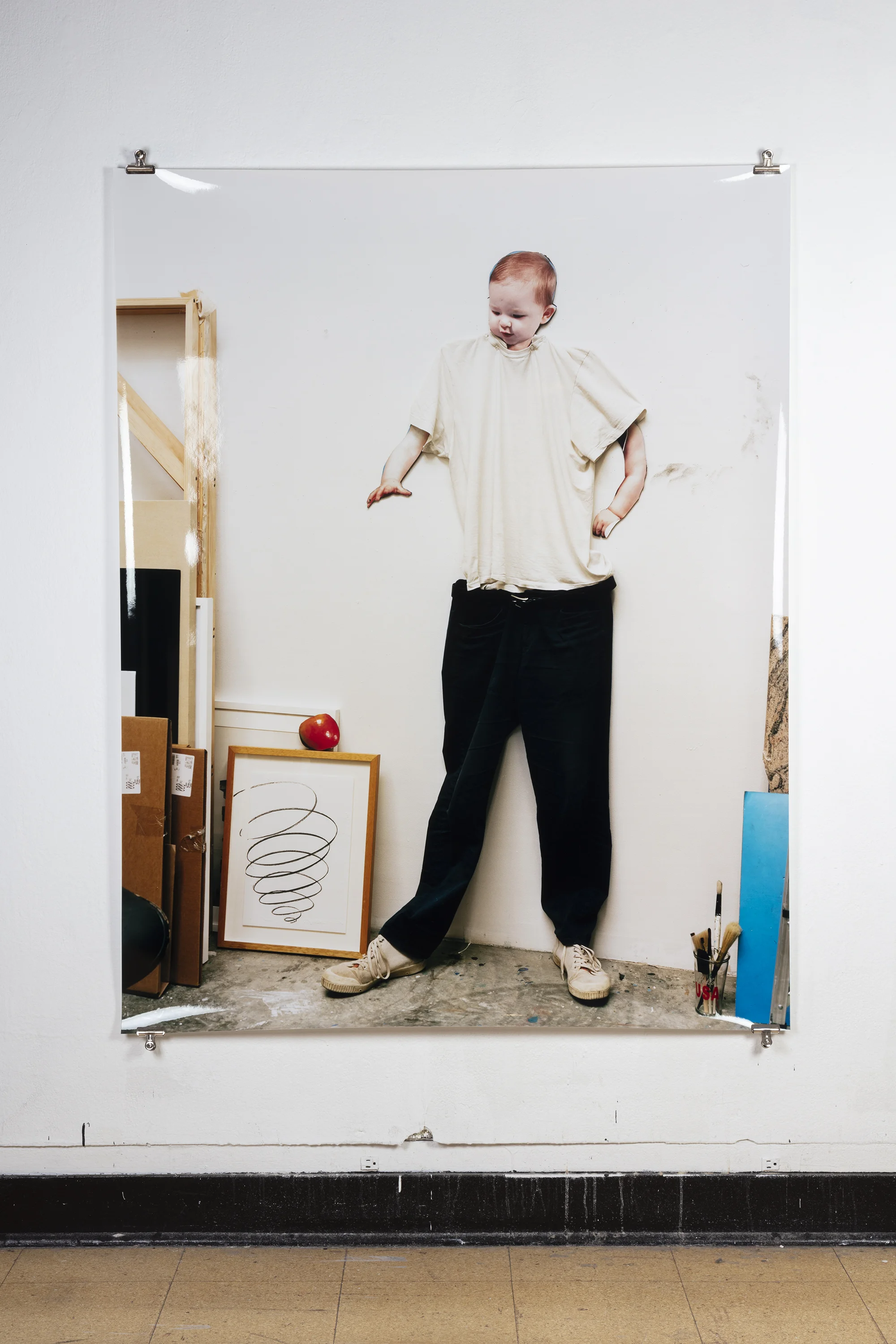 Antoine Midant Self-Portrait , 50 in x 64 in, C-Print.