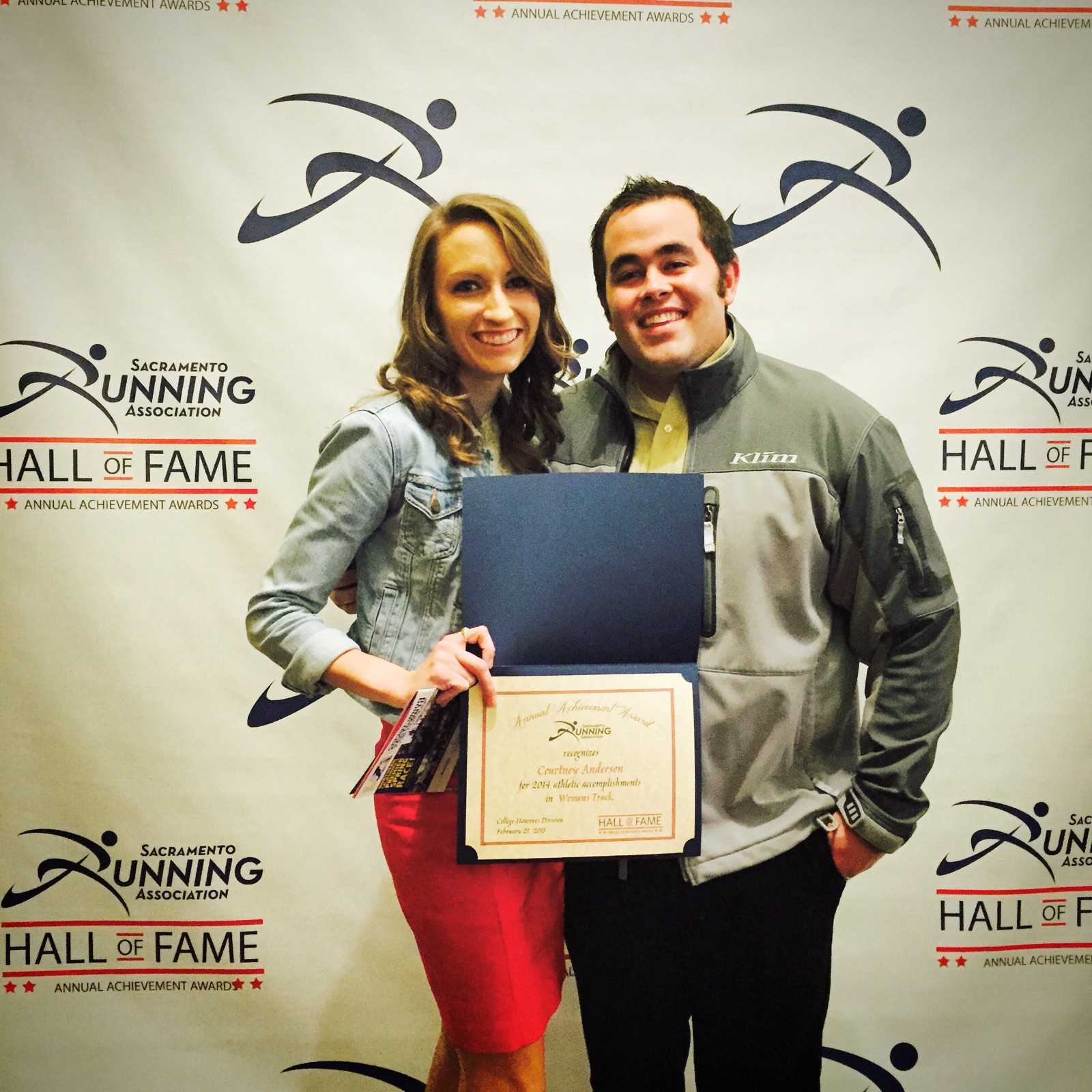Heiner is Honored at Sacramento Running Association Annual Dinner