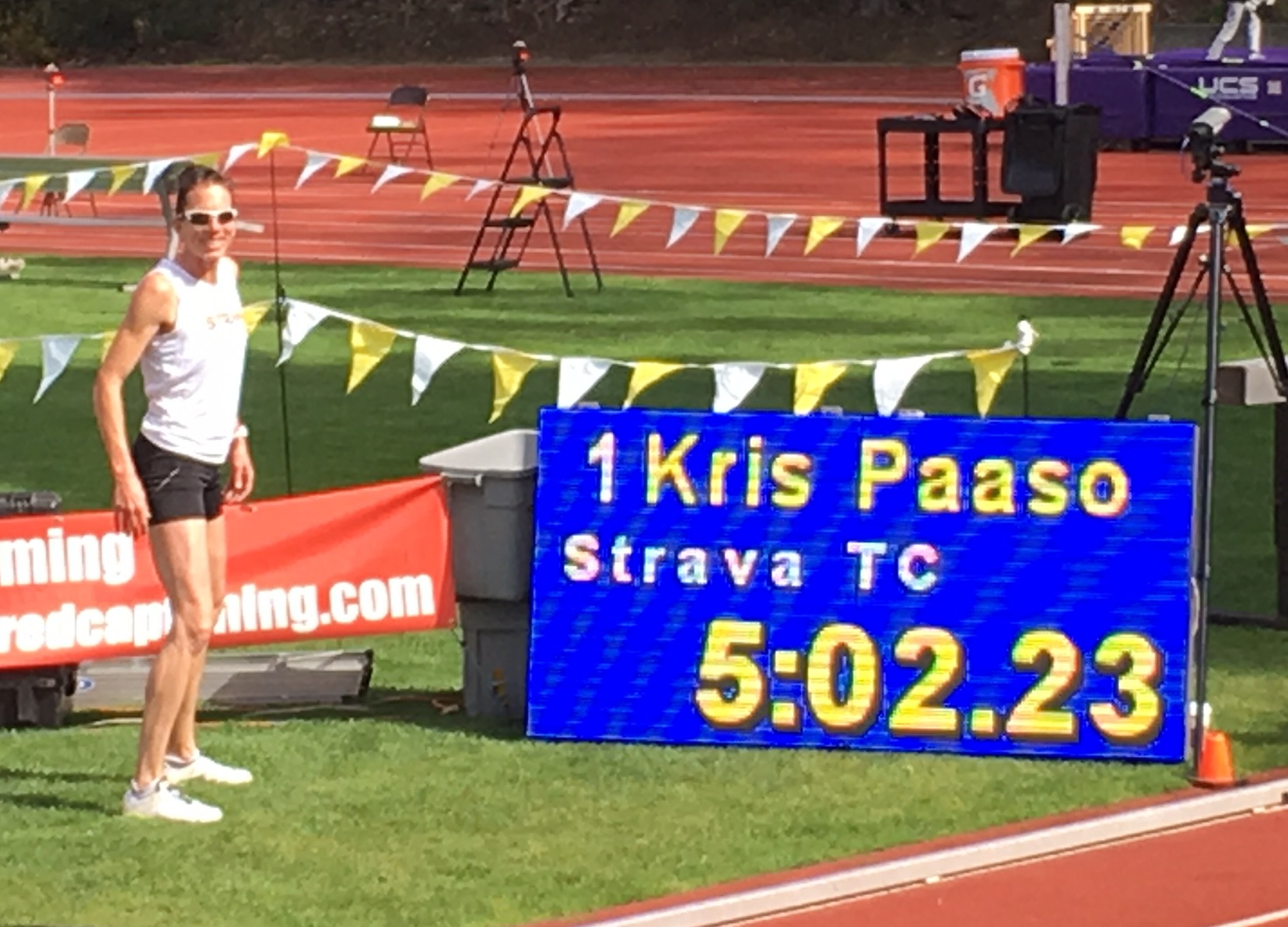 Paaso Sets US W45-49 Mile Mark; Beck, Bertolotti, Granados, and Marpole-Bird Notch Wins at Johnny Mathis