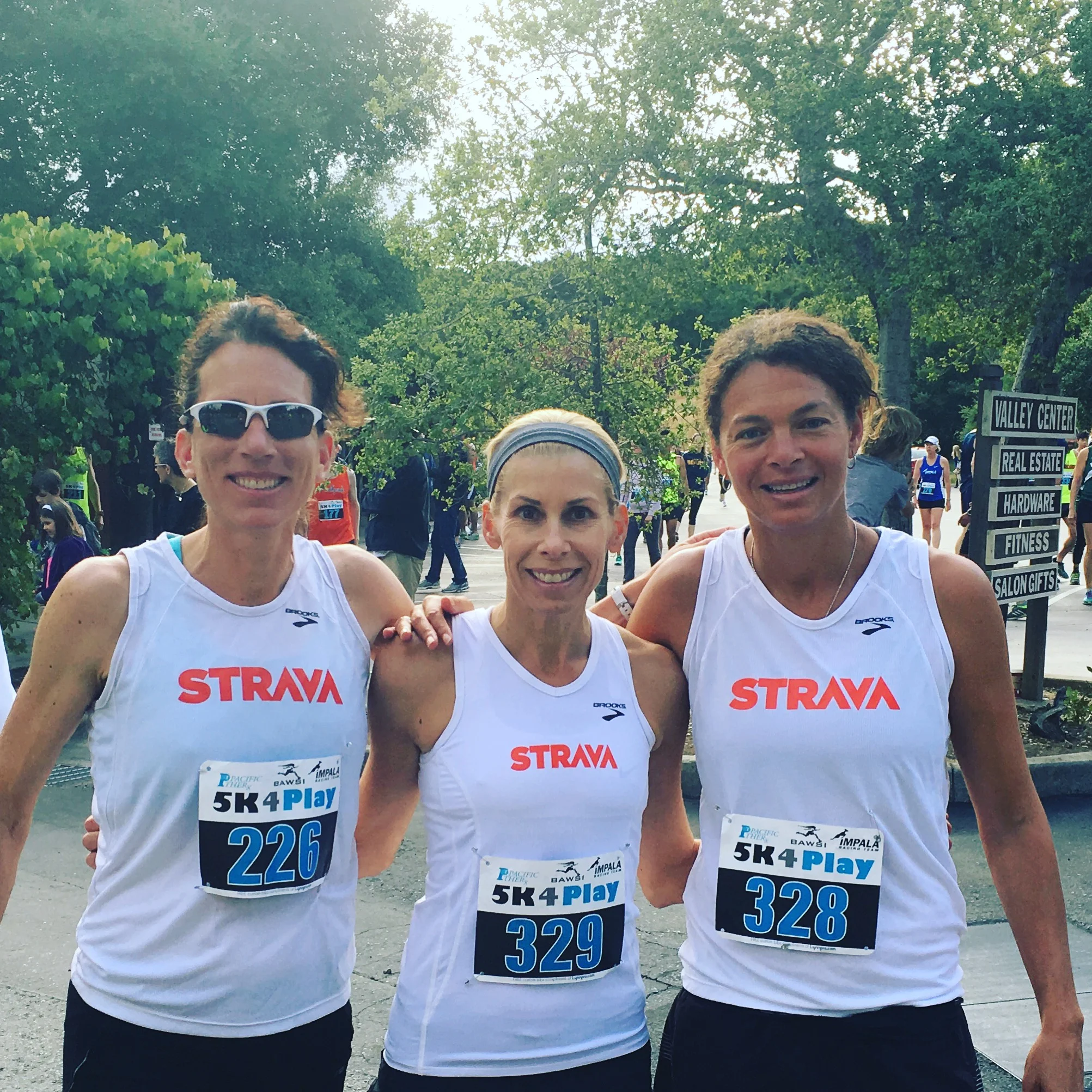 Women's 40+ Squad Unofficial Winners at 5K4Play
