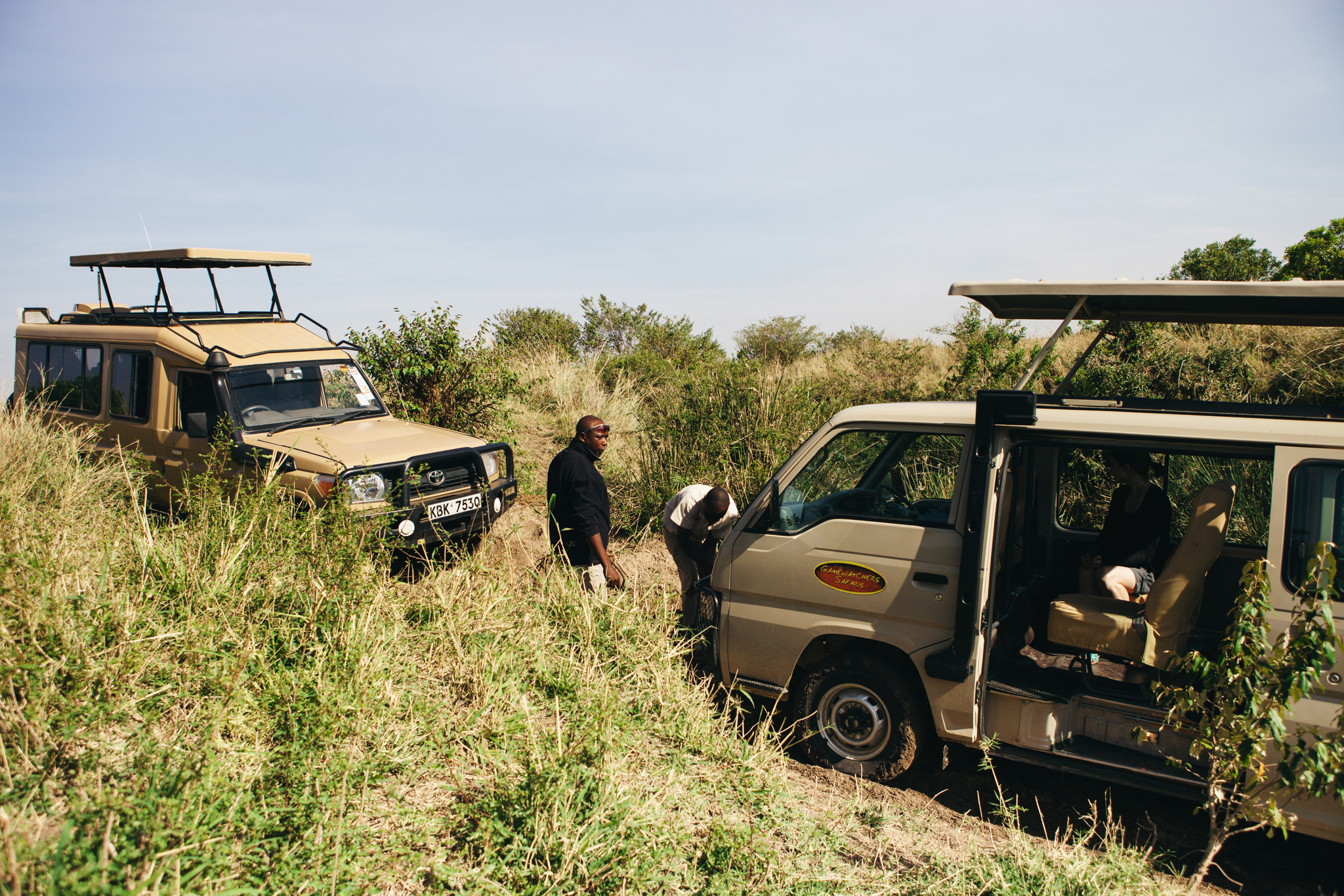 At one point we got ourselves trapped in a ditch! We got rescued but I have to admit I quite fancied a trek in the wild ;)