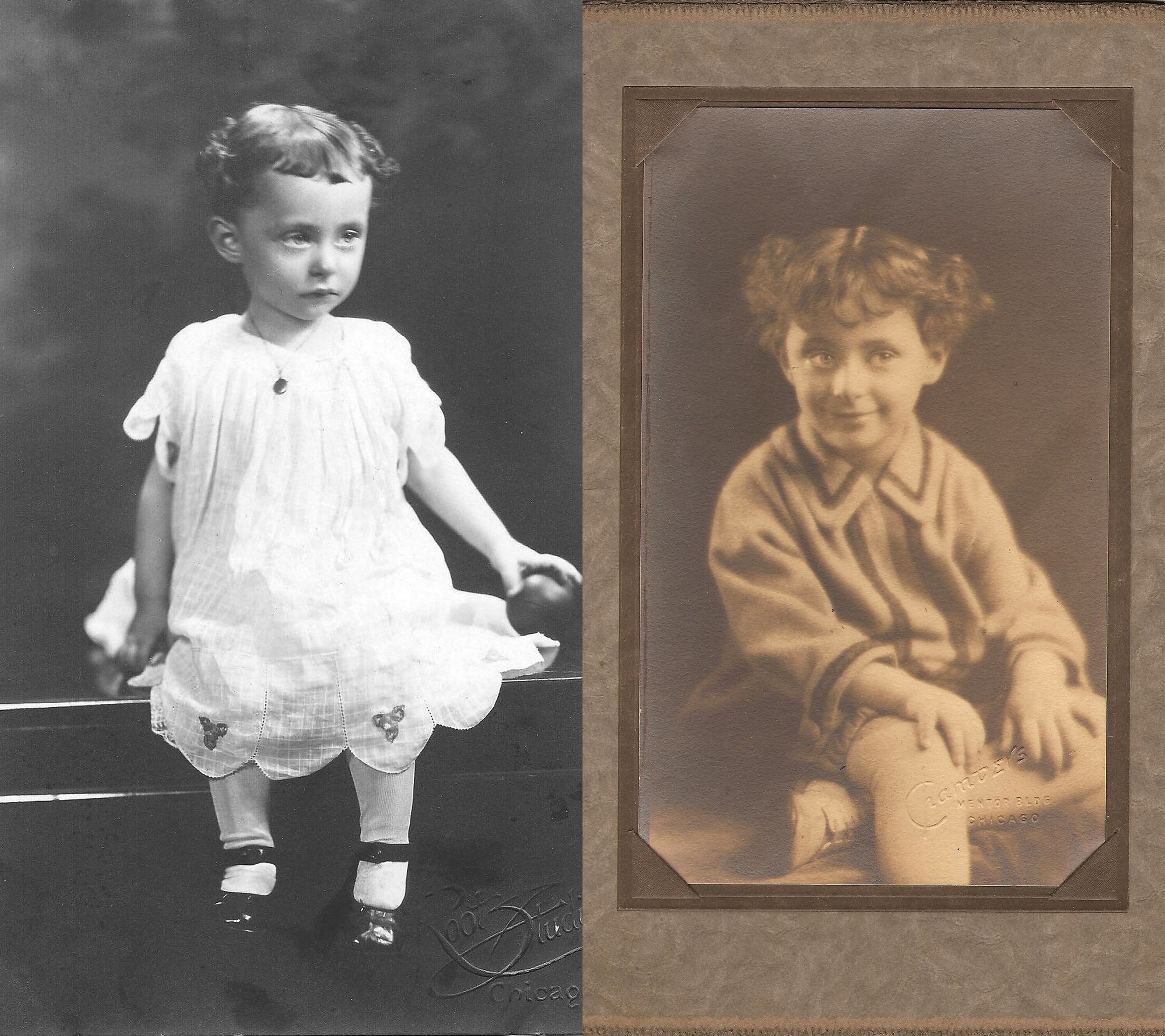 Blossom as a child, mid-1920s