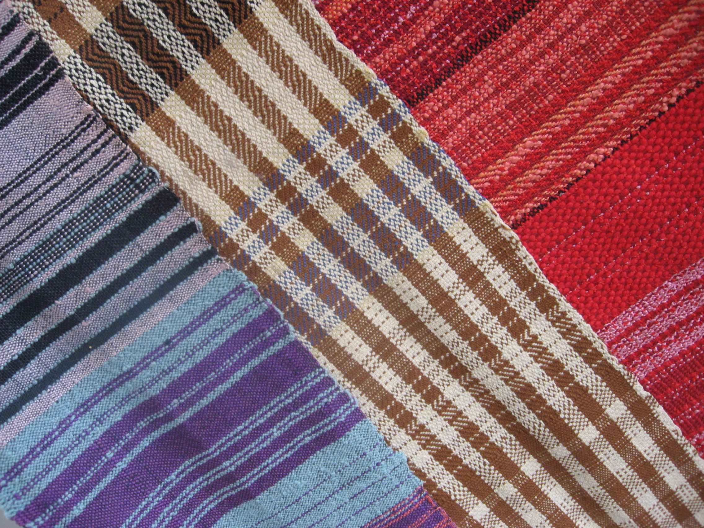 My mother wove scarves and table runners
