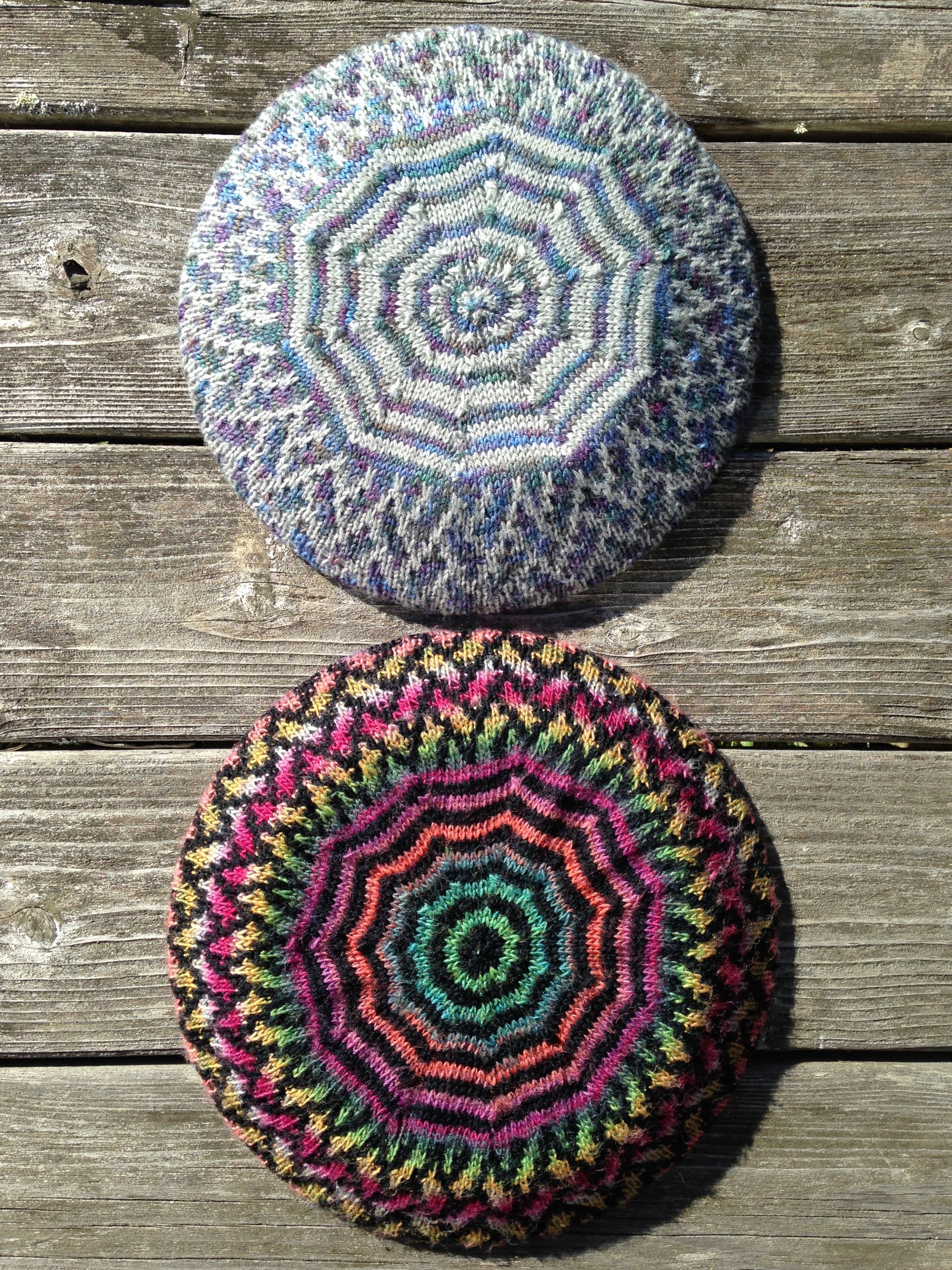 Slightly Slouch Slip Stitch Mosaic Hat and Beret