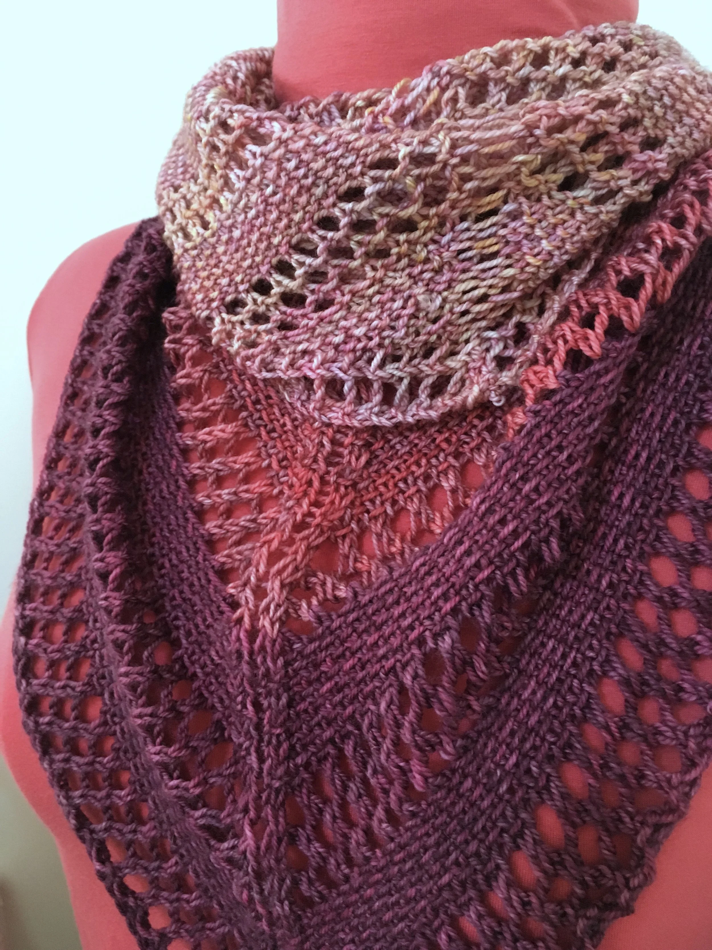 Linen & Lace Shawl -- free pattern pdf download