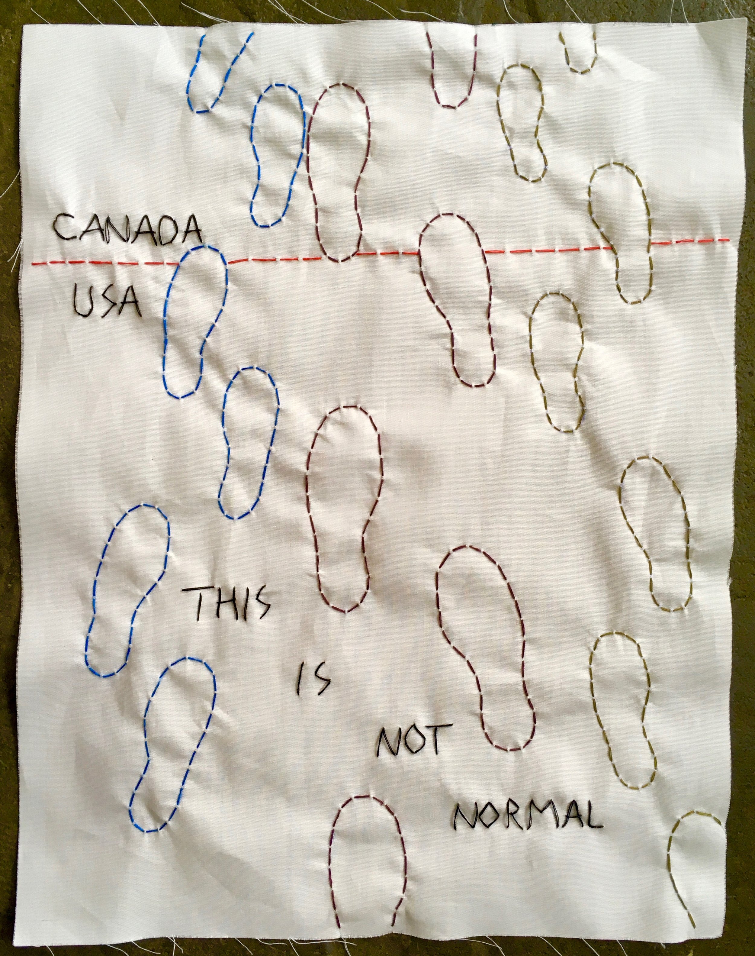  Some context: here in Vermont and neighboring New York, all winter immigrants and refugees--individuals, families, children--have been traveling however they can, as close as they can, to the border with Canada, then walking across into the hands of Canadian police, because they no longer feel safe in the United States. Read more here: http://bit.ly/2oxbFY4 . 