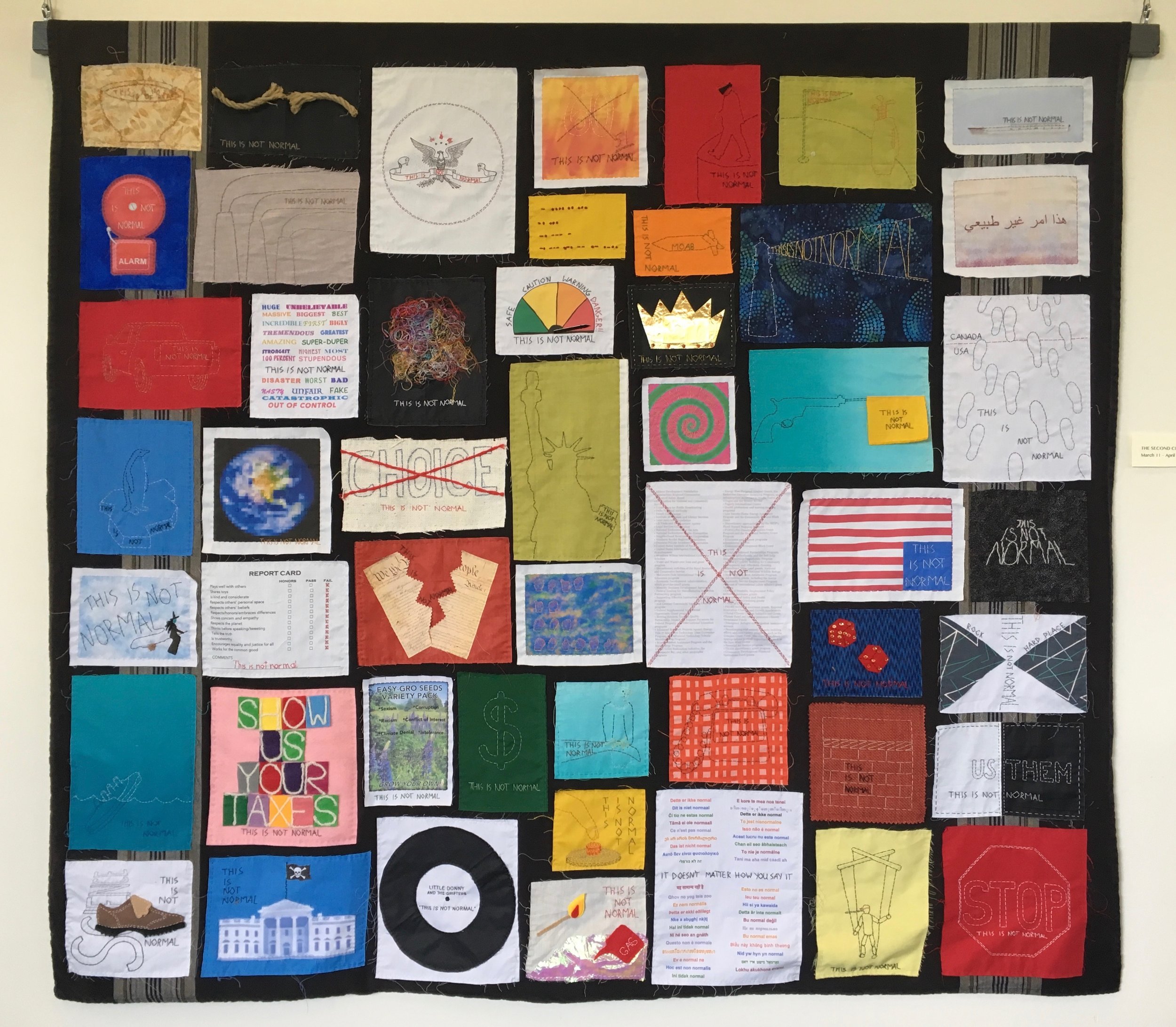 The Second Cloth of Resistance, March 11 - April 29, 2017