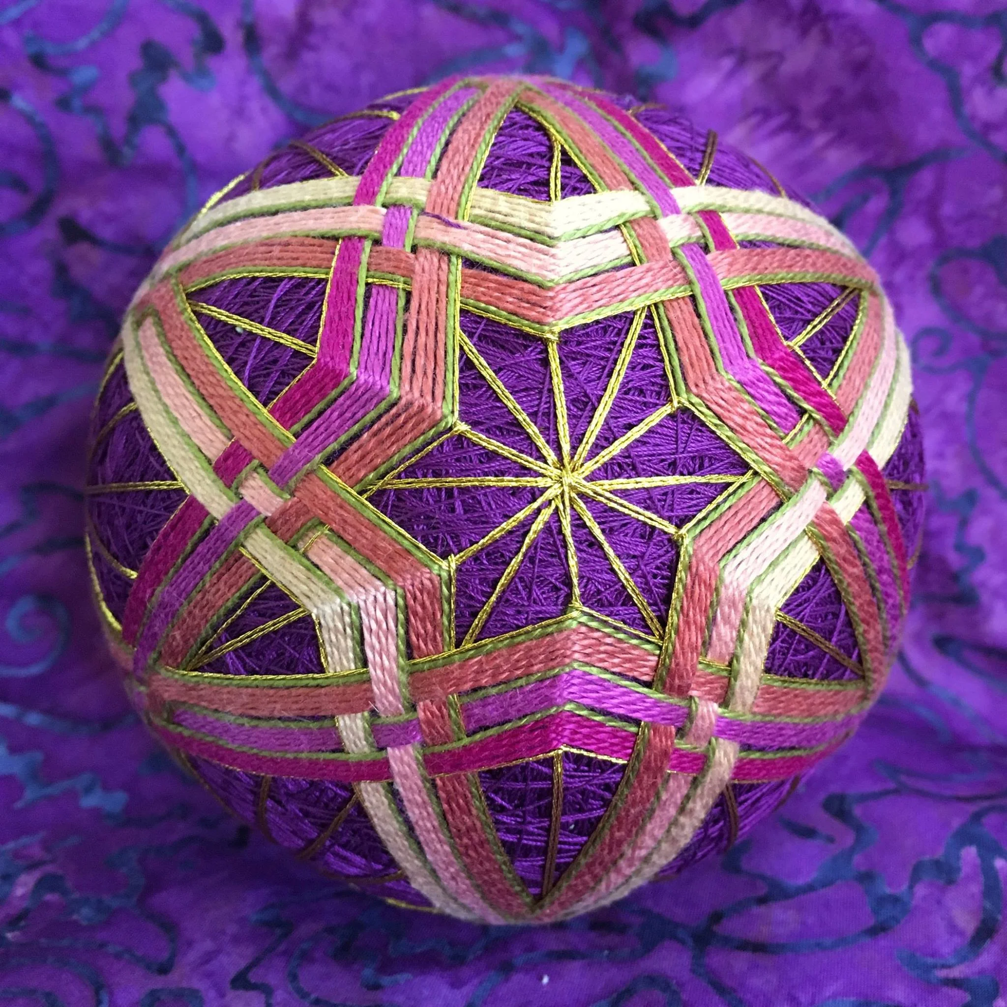 Maharani, one of many temari just added to the Temari gallery page