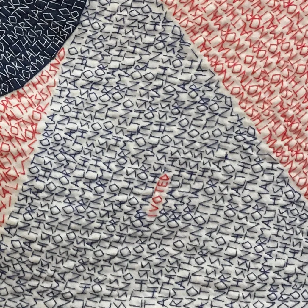 “I VOTED” detail