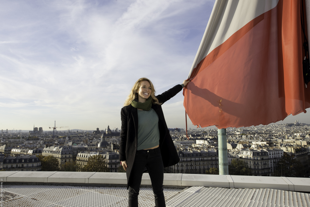 Visite des toits de l'Opéra national de Paris qui vont accueillir bar à bière et potagers au printemps 2017