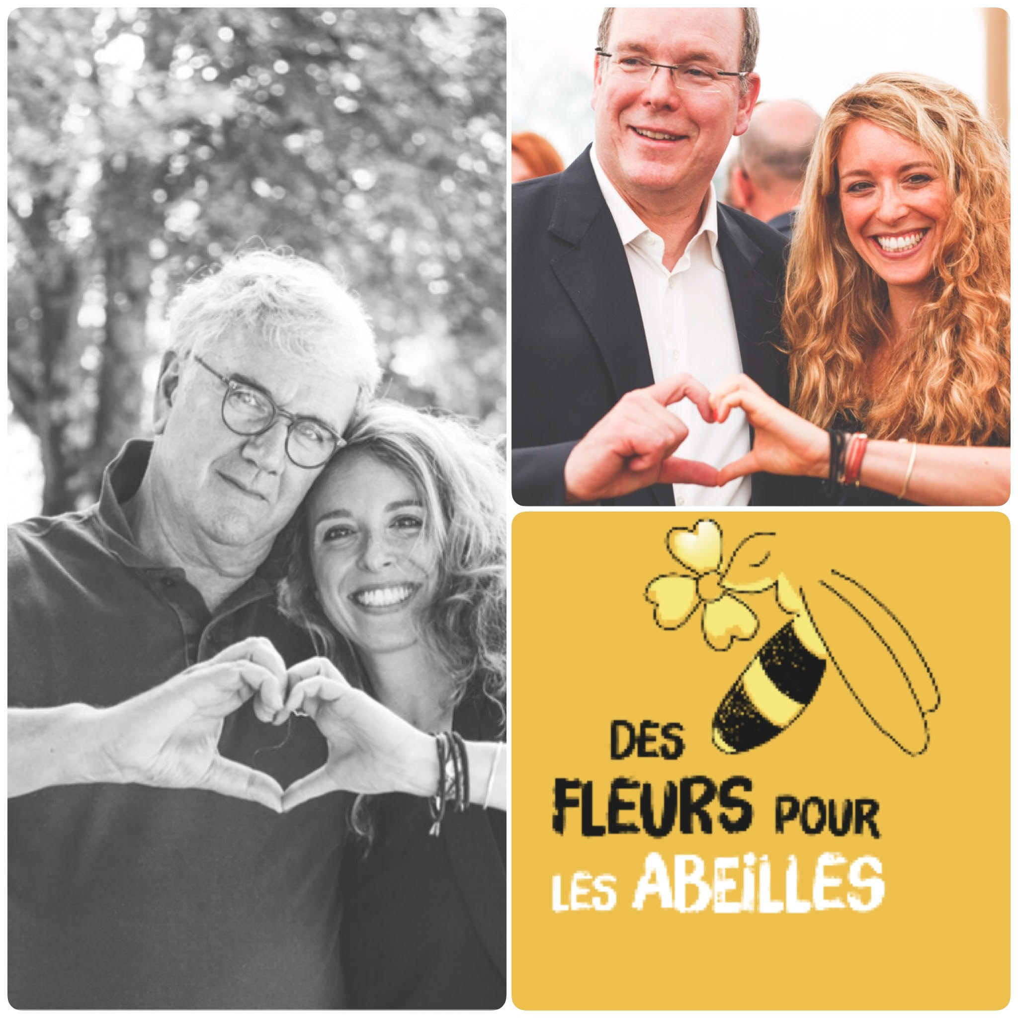 Thierry Dufesne, Président, Fondateur de l'Observatoire Français d'Apidologie et SAS le Prince Albert II de Monaco, l'un des premiers soutiens de cette initiative via sa Fondation.
