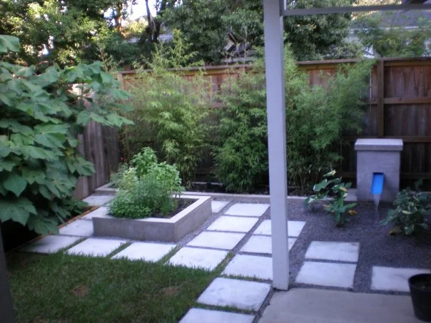 Small urban back yard