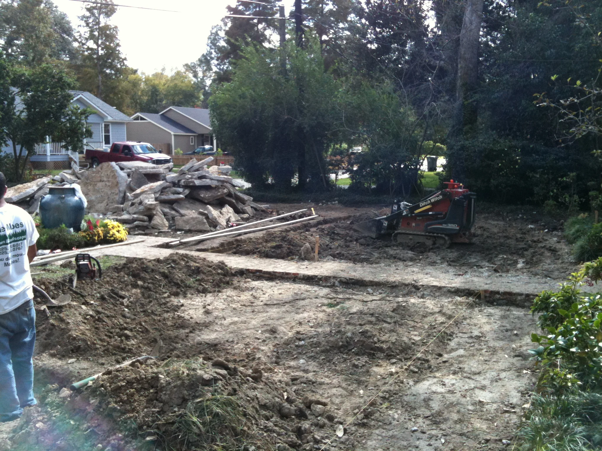 Front yard before