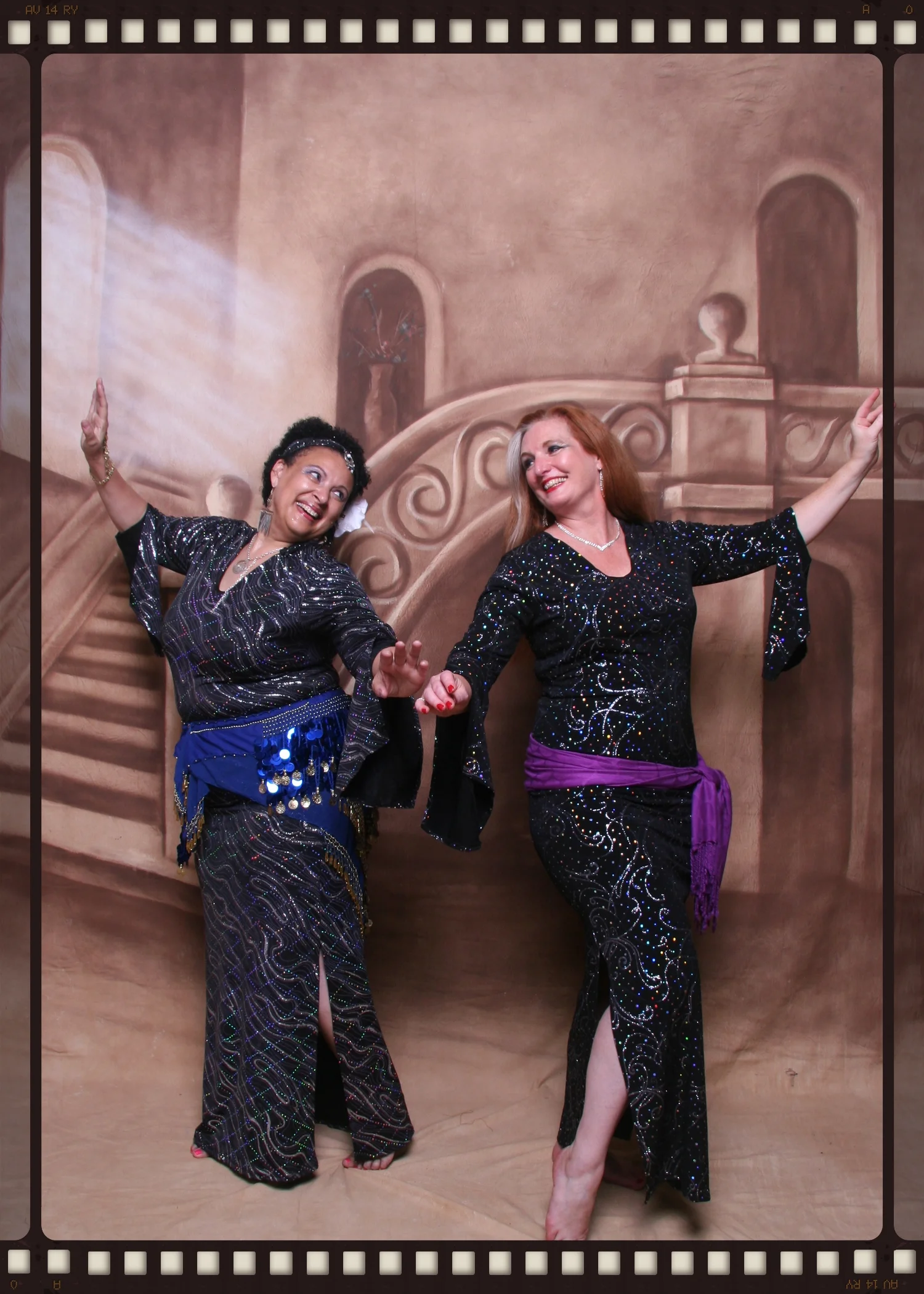 Samarah with Linda at MedFest. 2014 - Photo by Jeff Obermann