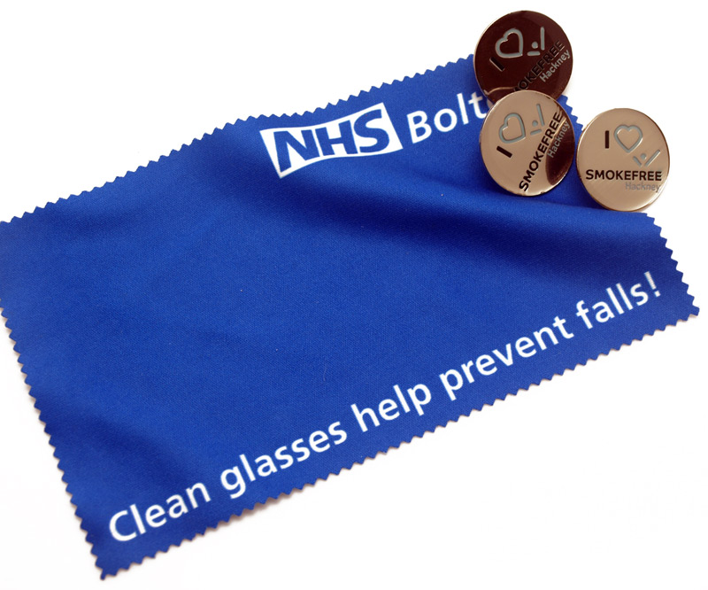 An NHS lens cloth campaign