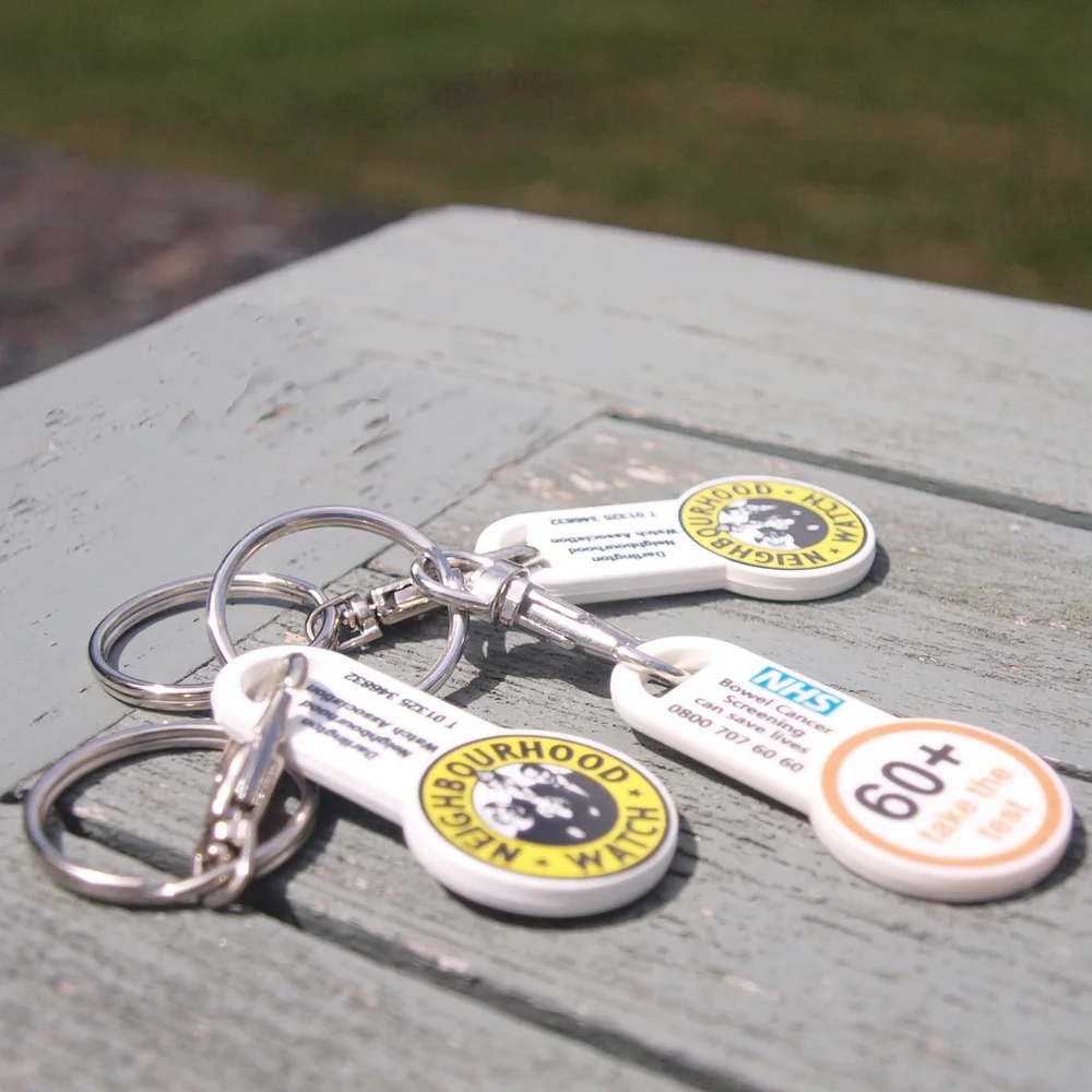 Stick Key Rings Trolley Coin Keyrings - perfectly useful promotional gifts — ID ...