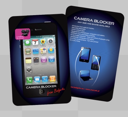 Web-cam and device camera aperture cover-up stickers are now becoming used to reinforce a security message, and promote your brand.