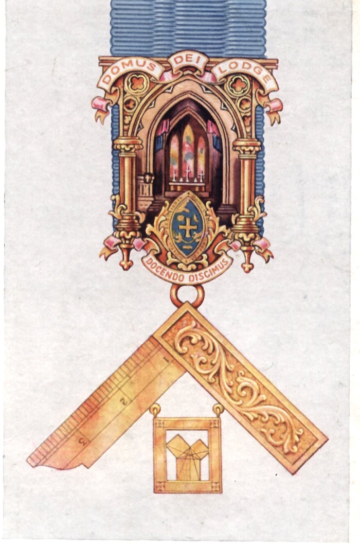 A Detail of the Domus Dei Lodge Past Masters’ Breast Jewel