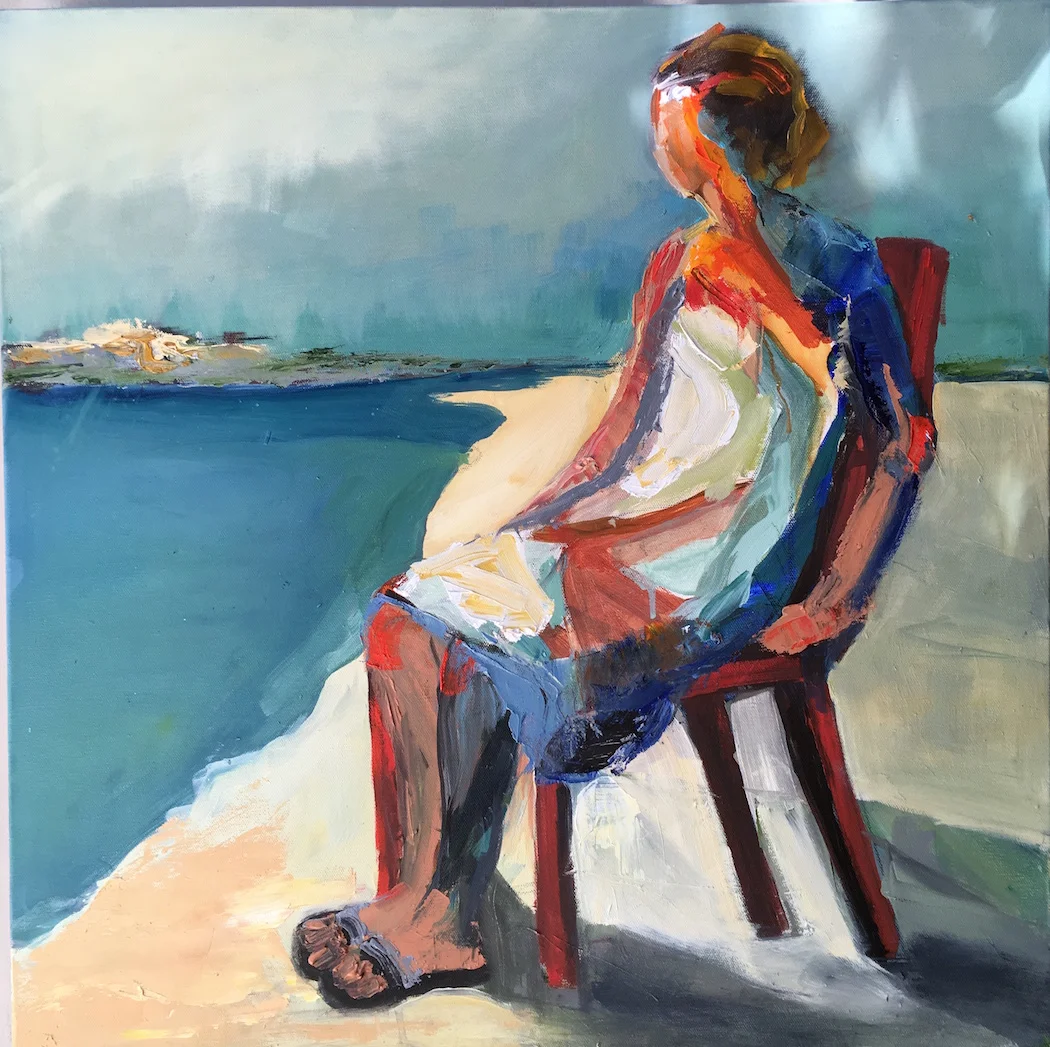 Red Chair, 24 x 24, $600