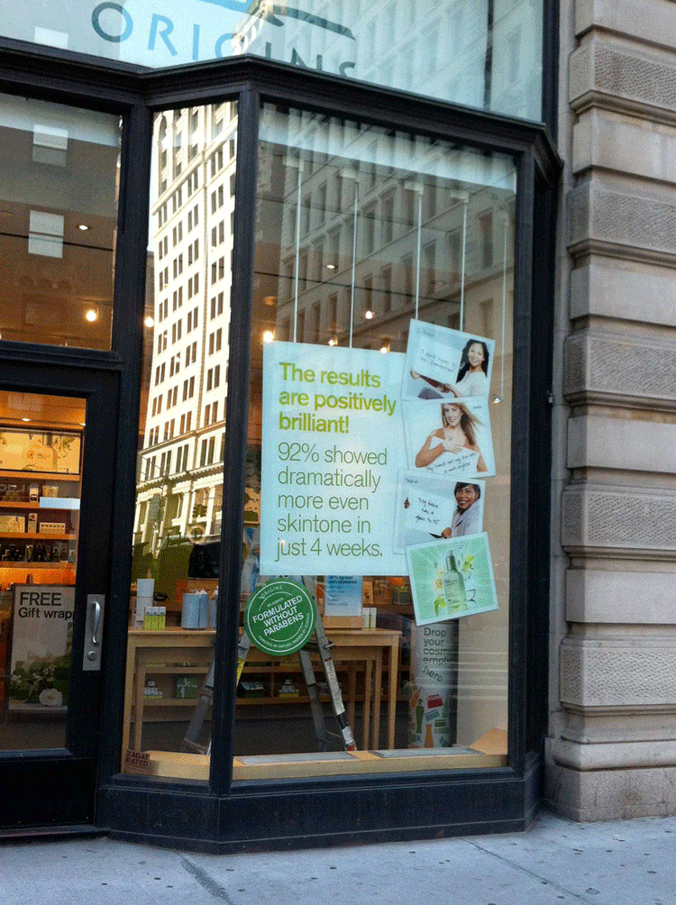 Origins / Window display