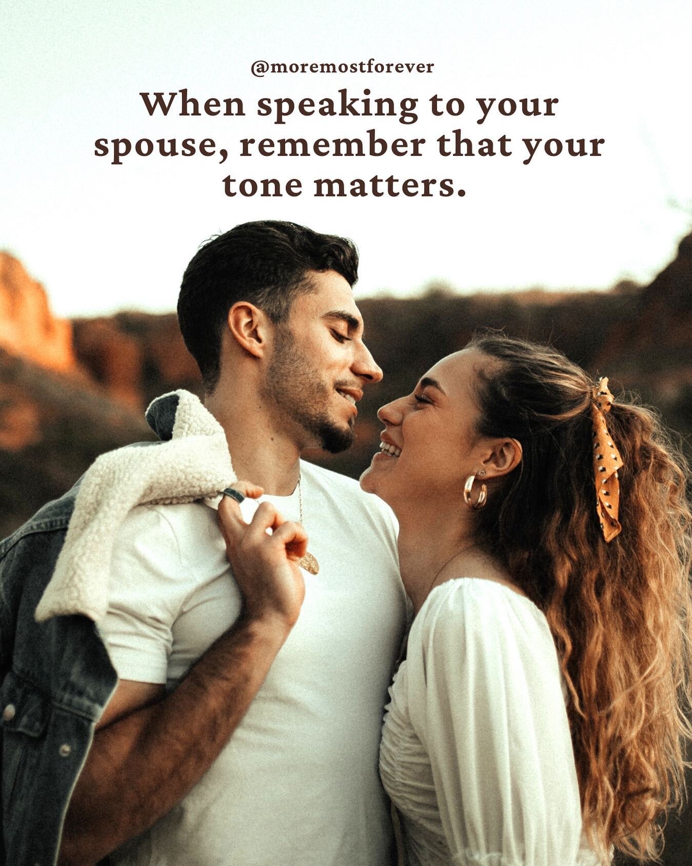 It&rsquo;s not what you say, sometimes it&rsquo;s just how you say it. Proverbs 15:1 -- &ldquo;A soft word turns away wrath, but a harsh word stirs up anger.&rdquo; 

#datingadvice #marriageadvice #marriagewisdom #marriageaftergod #godlydating #godly