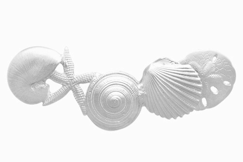 Sterling silver 5 shell slide