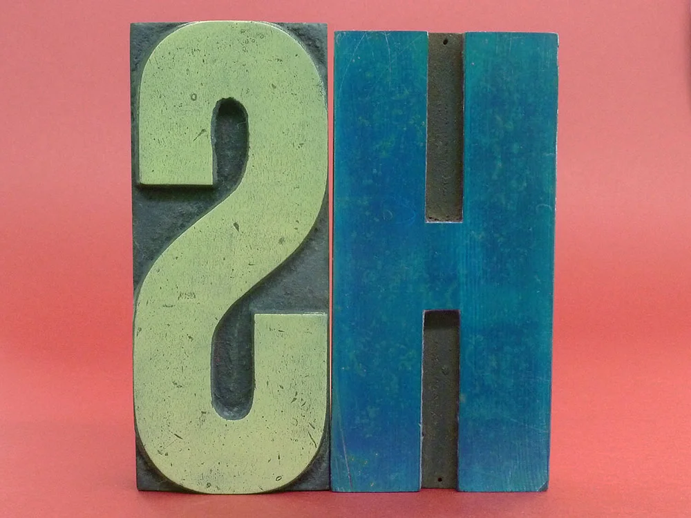 Wood Type card (closed)