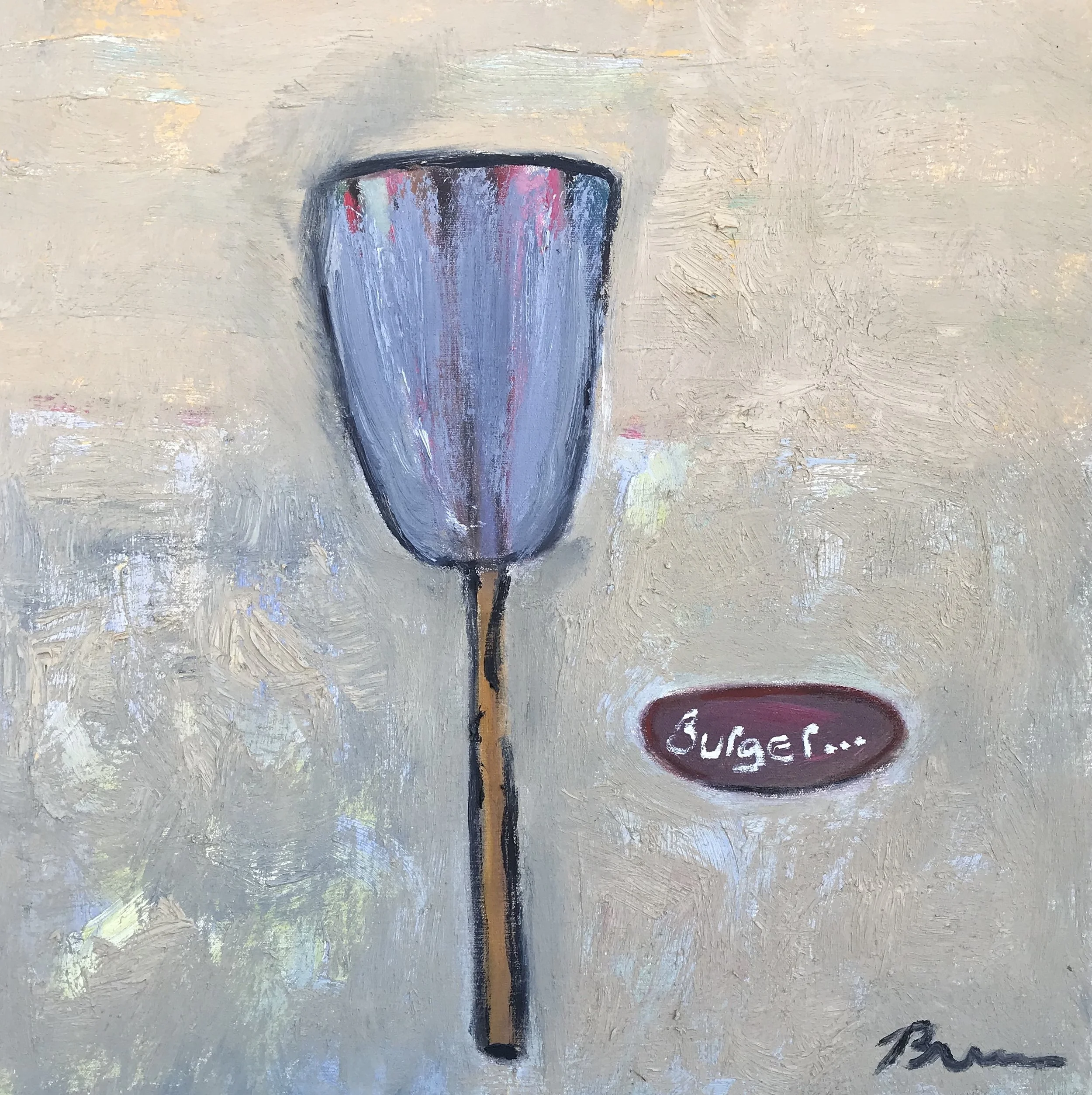 Burger 20%22 x 20%22 oil on canvas $2,000.jpg