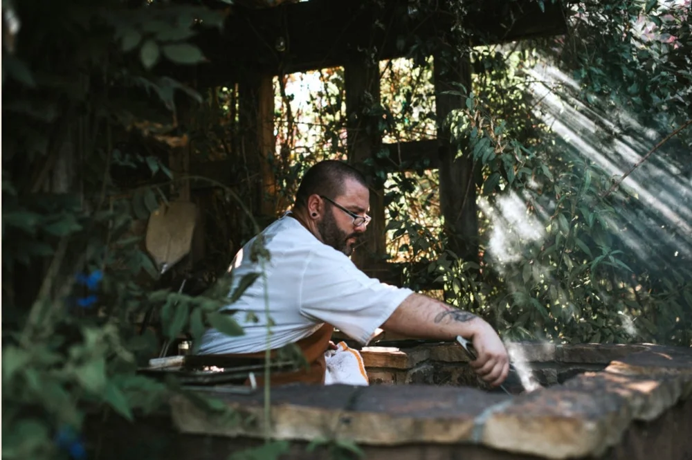 Chef Shane McAnelly at Lambert Bridge