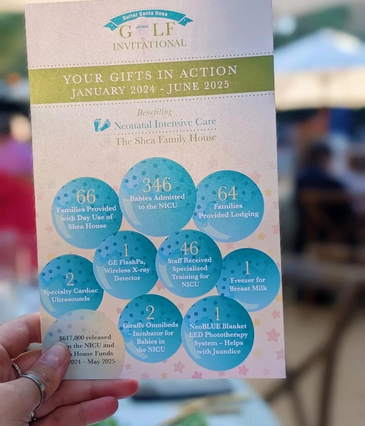 Sutter Hospital Santa Rosa Golf Tournament at Mayacama. Your Gifts in Action.jpeg