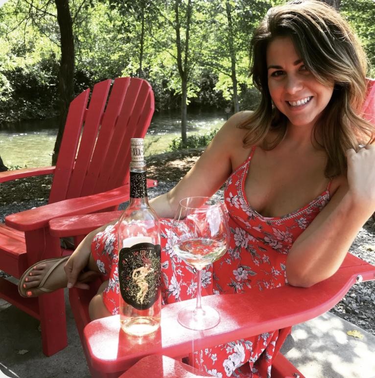 Jessica Parker-Brenner in Sonoma County wine country.