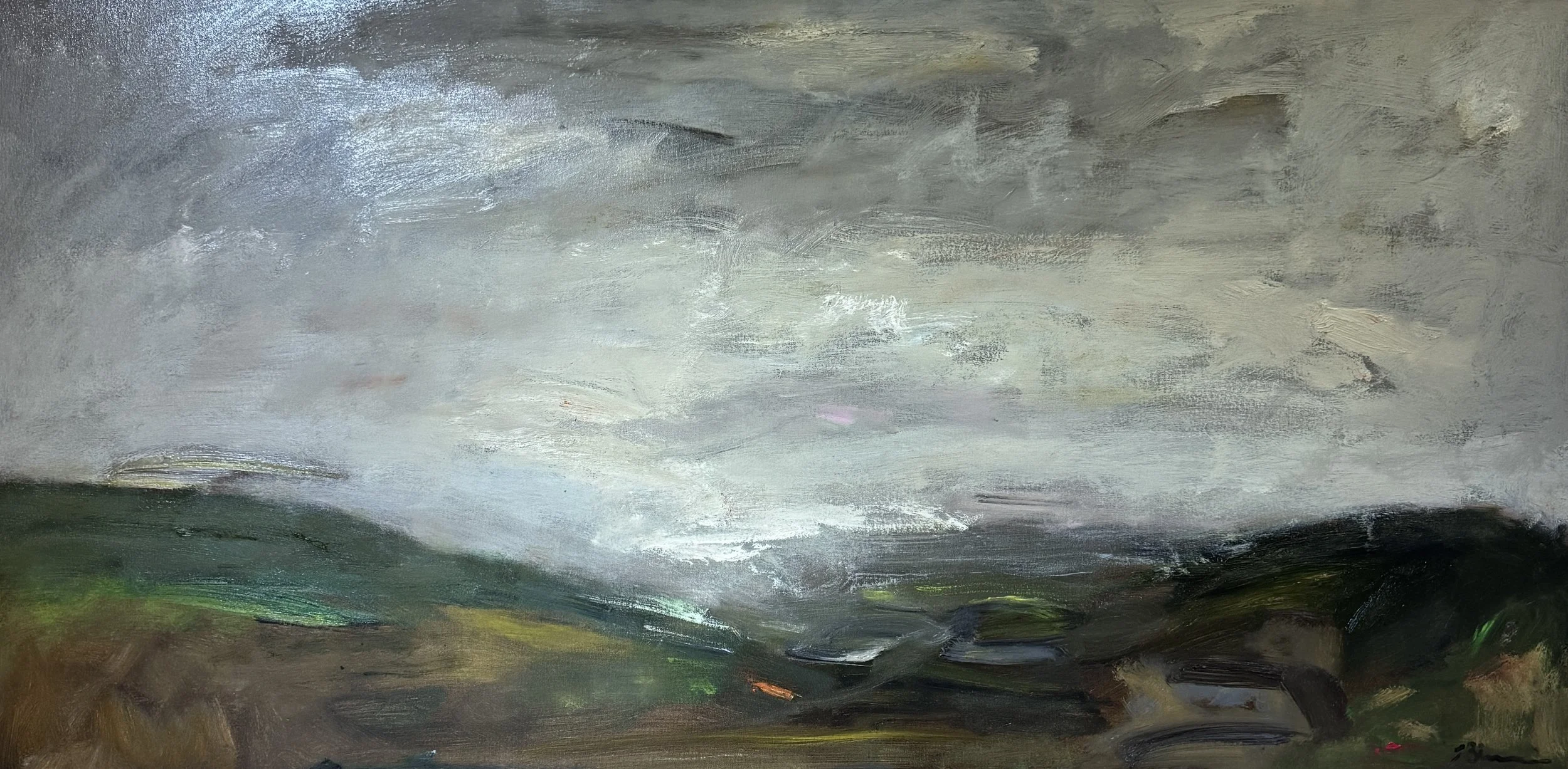 Between the Sky and a Soft Place 60%22 x 30%22.JPG