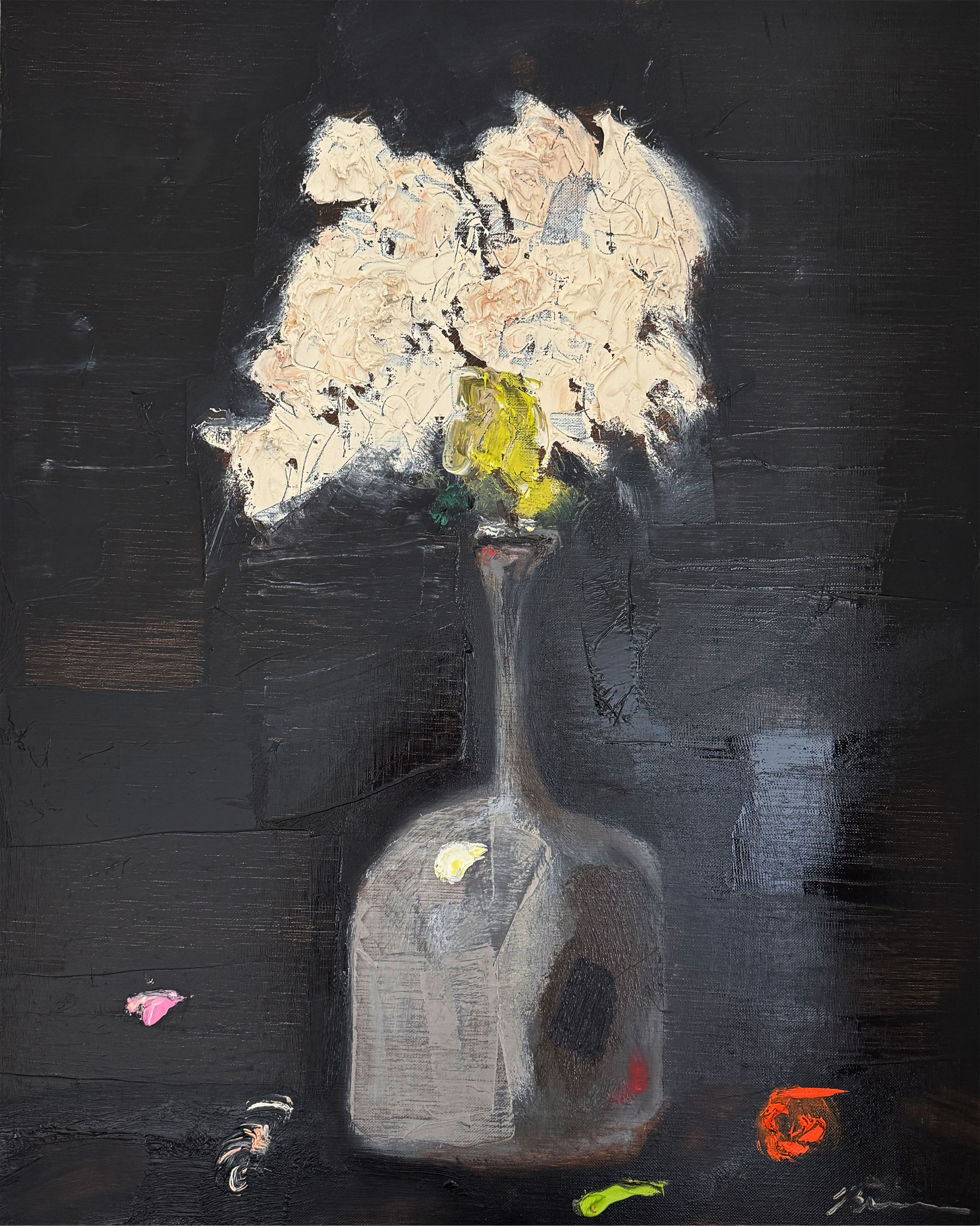 White Magnolias 2.0, 30%22 x 24%22.png