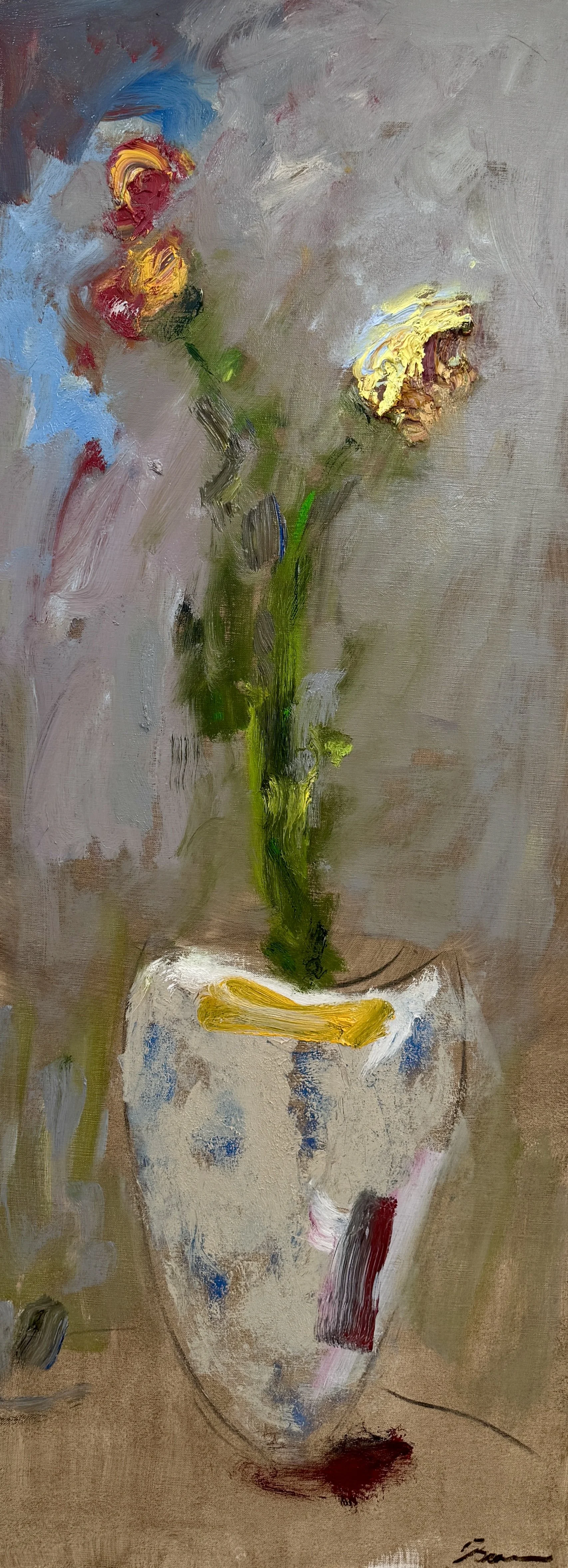 Flirting with Ferns & Wildflowers, 48%22 x 18%22 .JPG