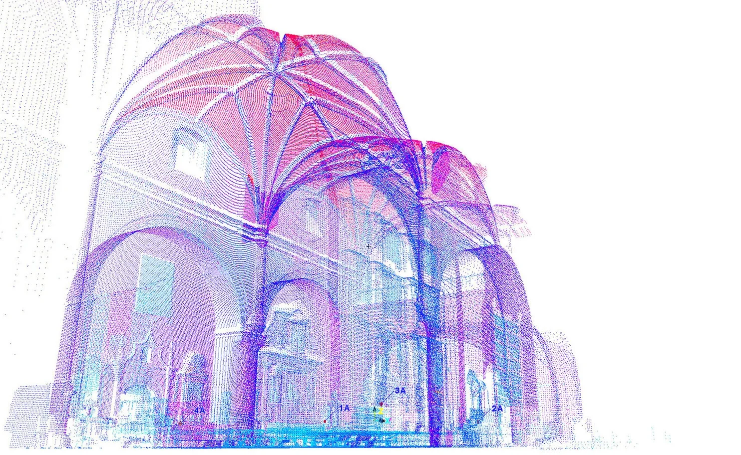 Point-cloud of Coixtlahuaca's church
