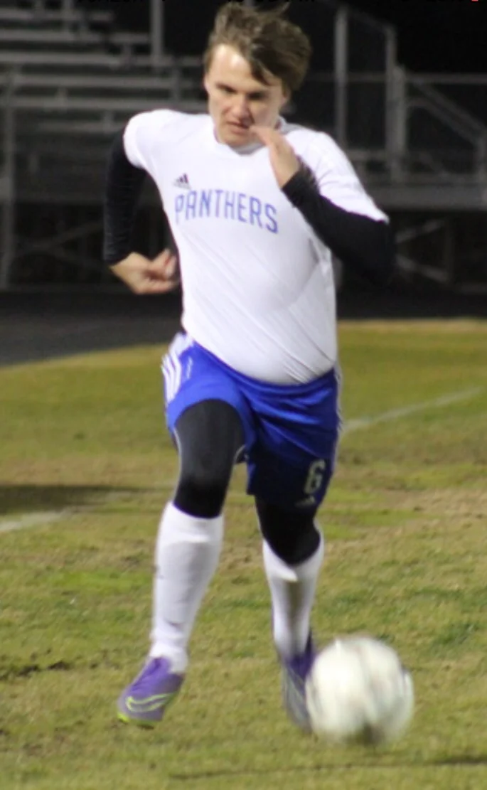 Logan Thomas races downfield (photo by Madison Routon)