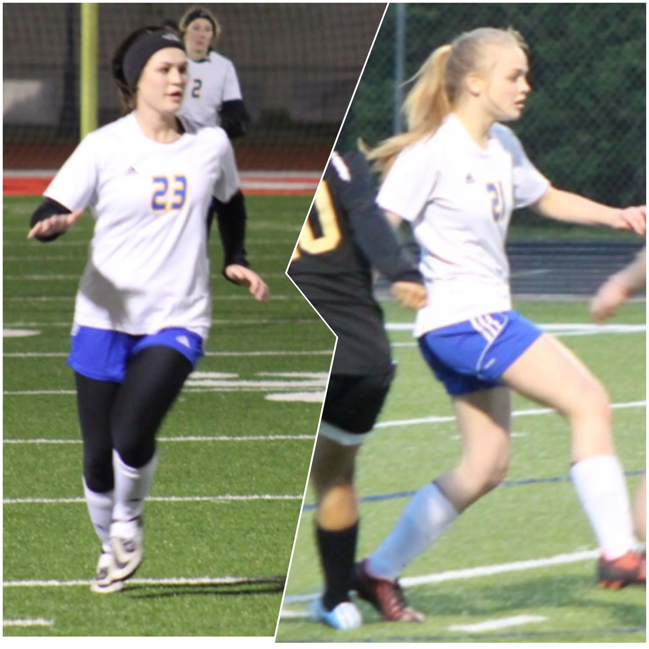 First team all district Karlee Alexander & Katie Kilcrease