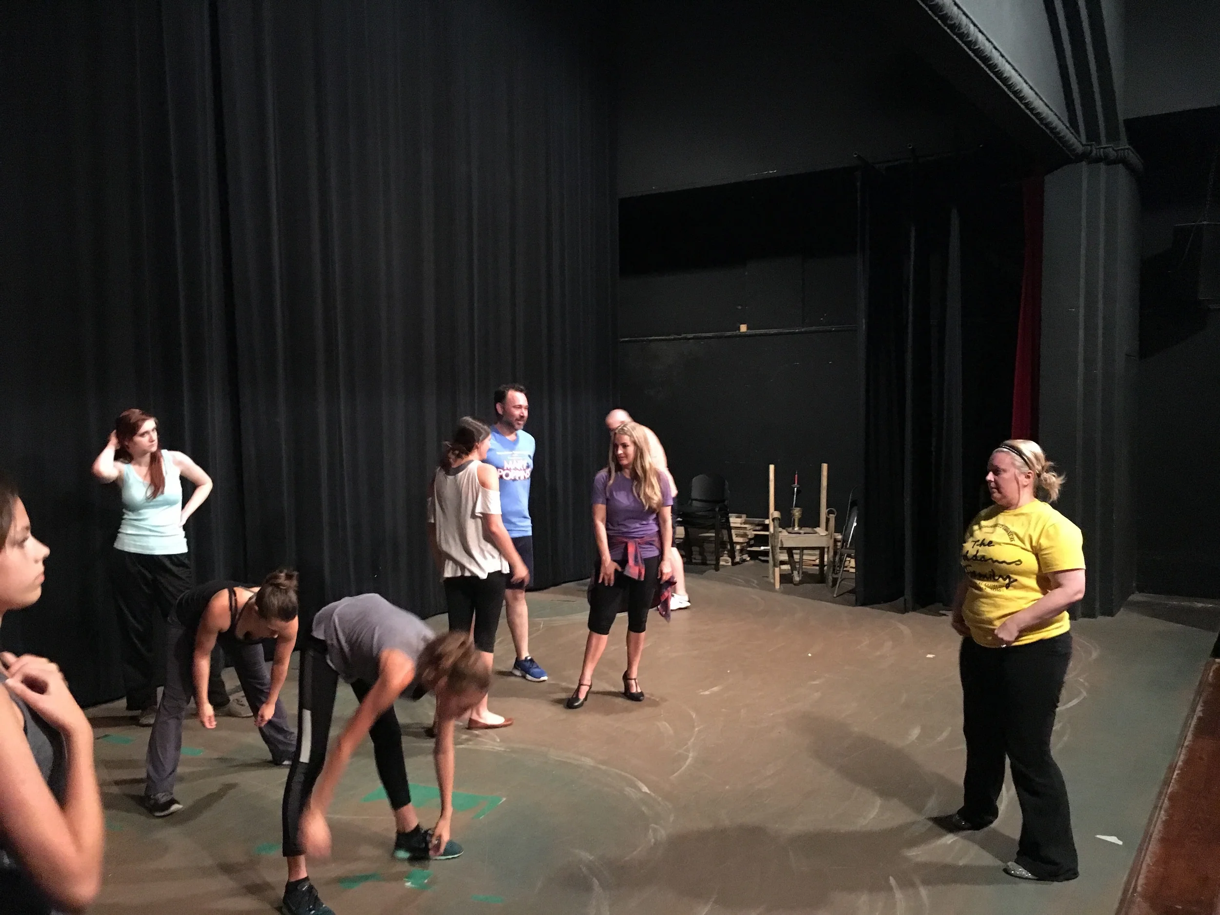 Ancestors working on choreography