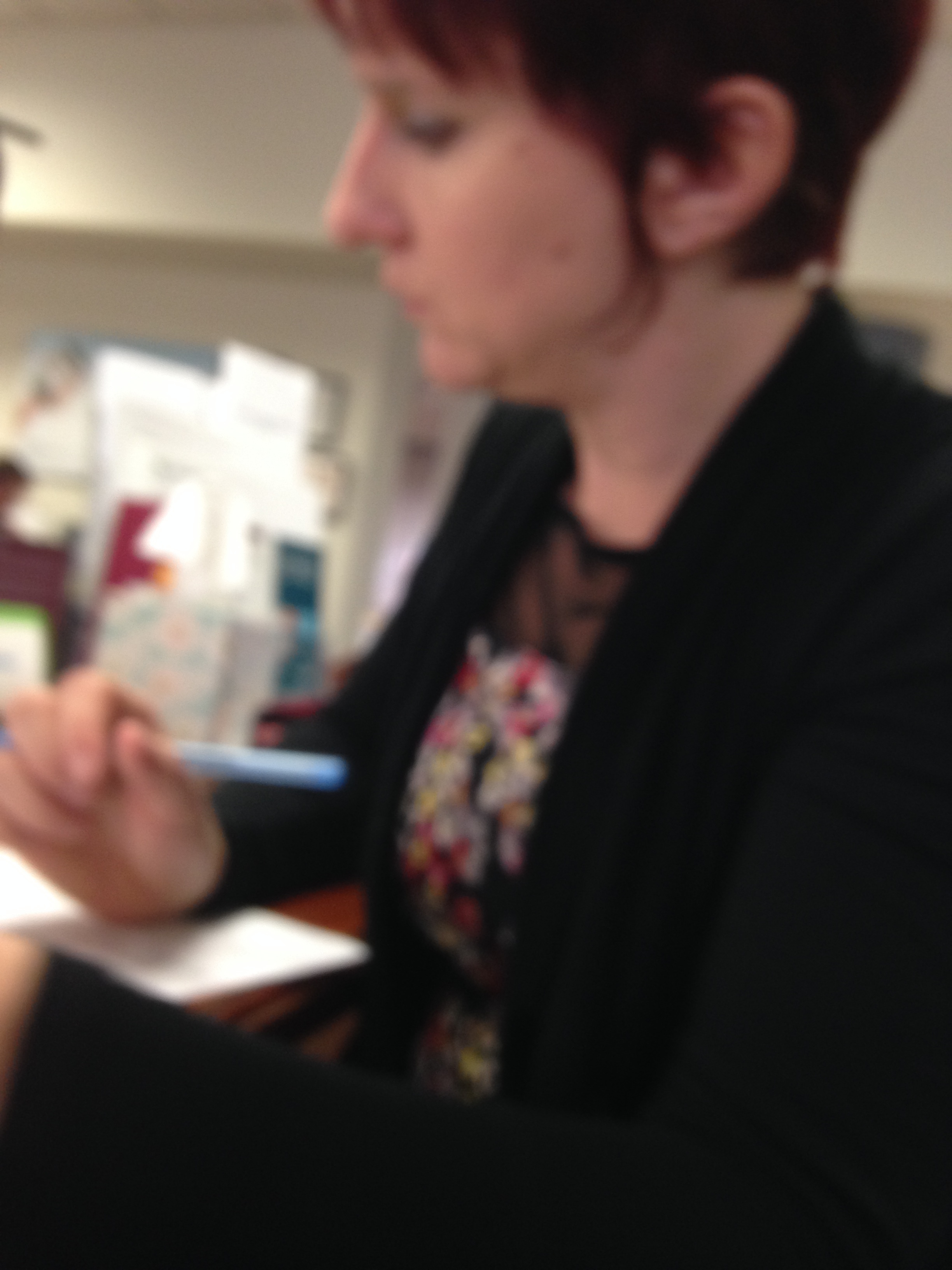 Opening a bank account for Haven. Photo credit: Gwen