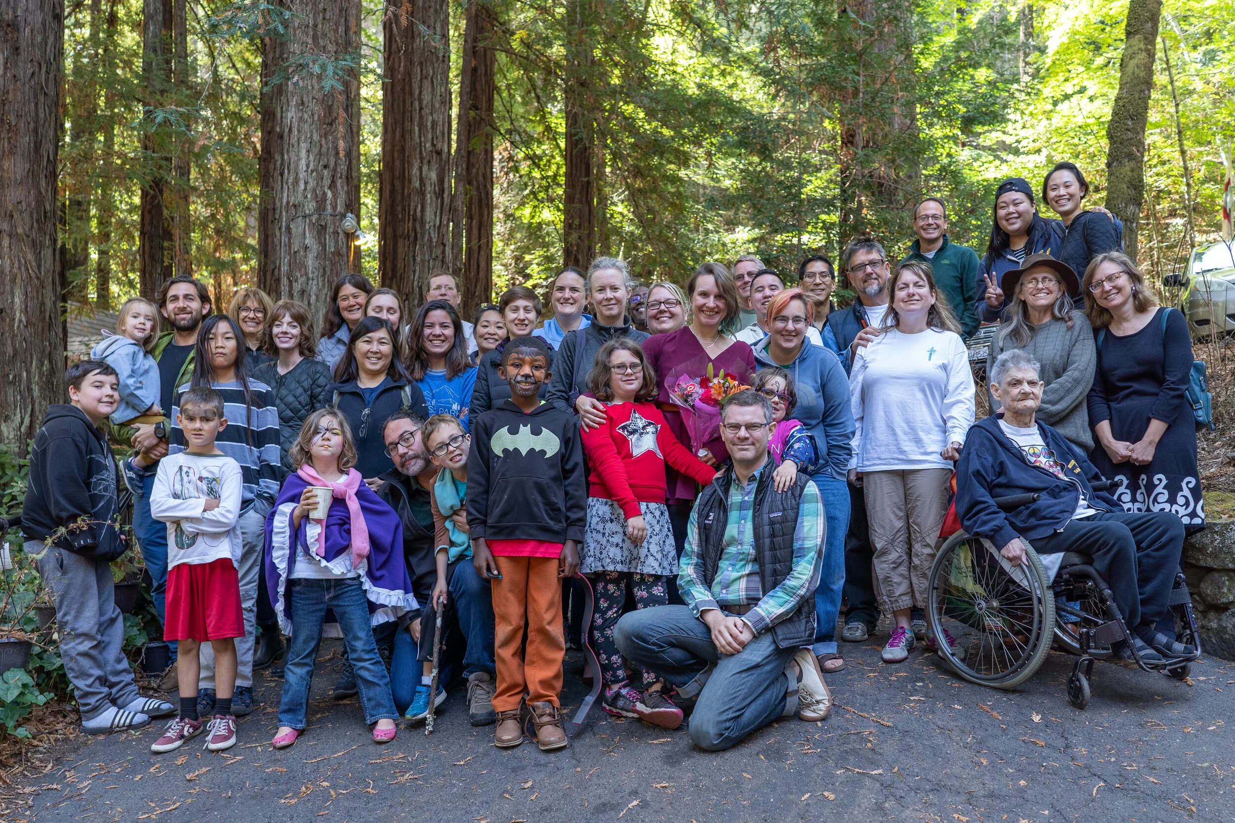 Those gathered at the Installation of Ordination Ceremony at our 2019 Haven Retreat.