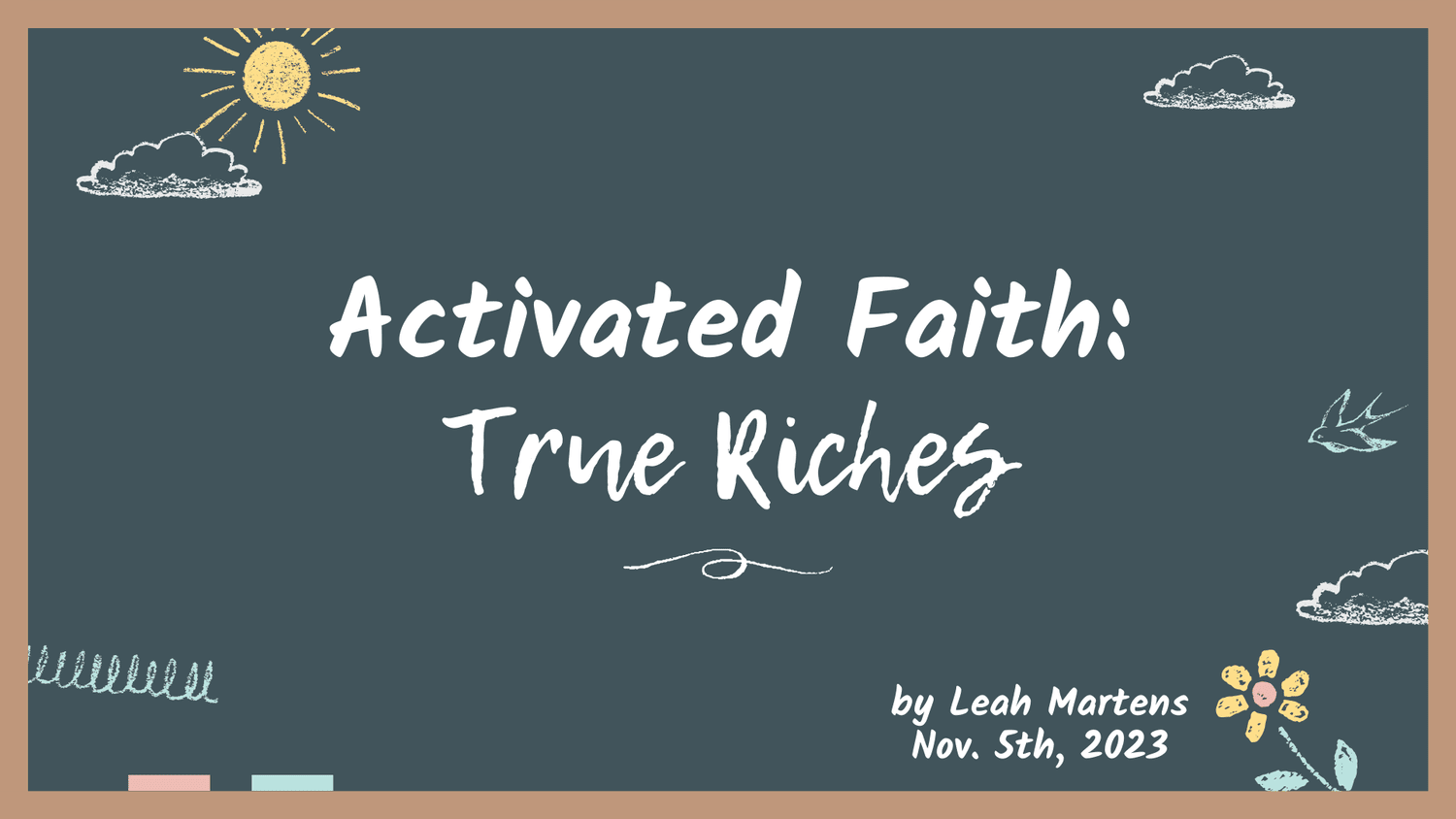 Activated Faith: True Riches episode artwork